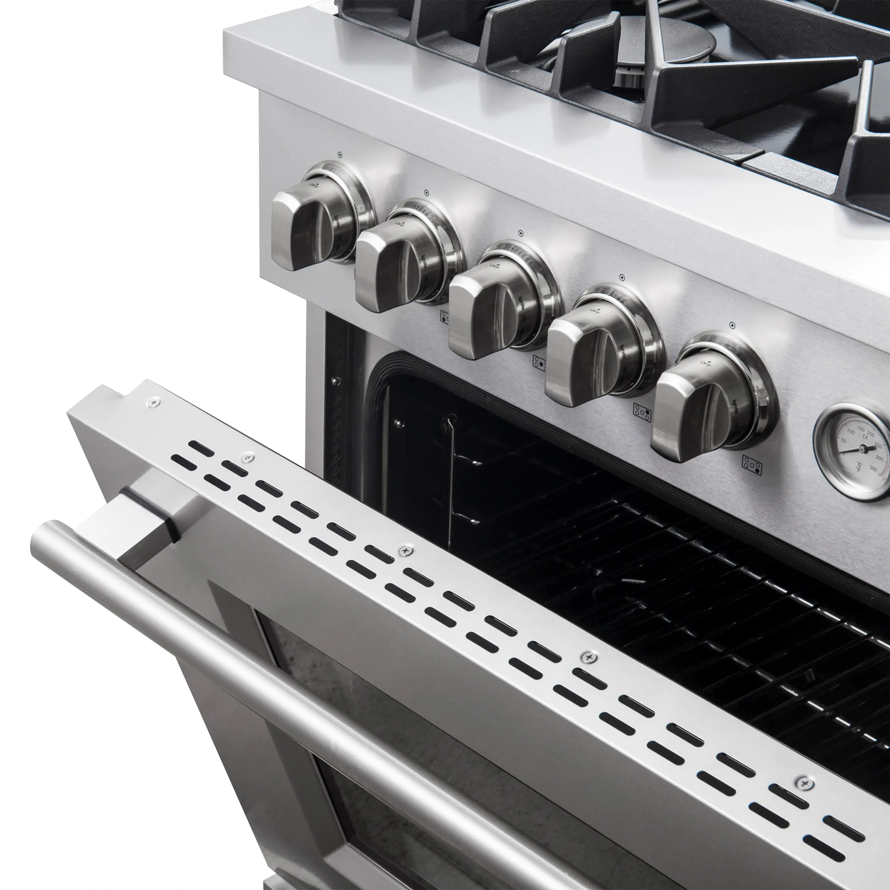 Forno Giovanni 30-inch Gas Range with 5 Gas Burners, 4.32 cu.ft. Convection Gas Oven with Temperature Gauge in Stainless Steel (FFSGS6274-30) - Image 17