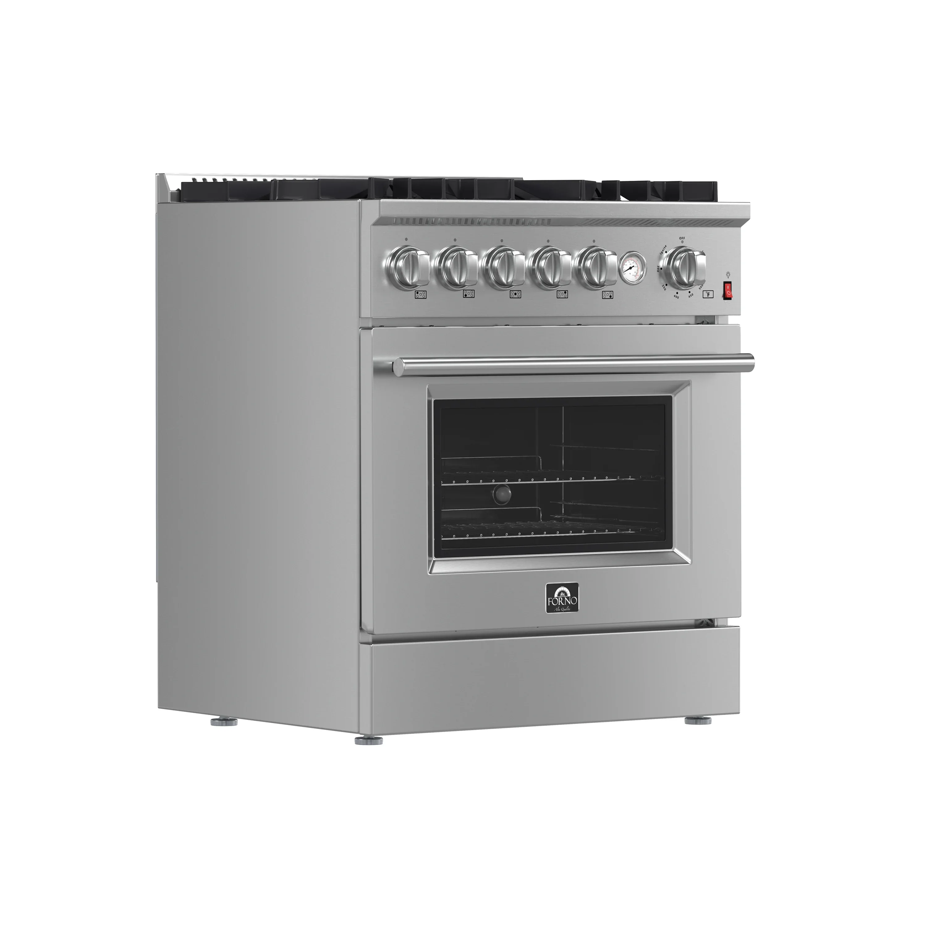 Forno Giovanni 30-inch Gas Range with 5 Gas Burners, 4.32 cu.ft. Convection Gas Oven with Temperature Gauge in Stainless Steel (FFSGS6274-30) - Image 5