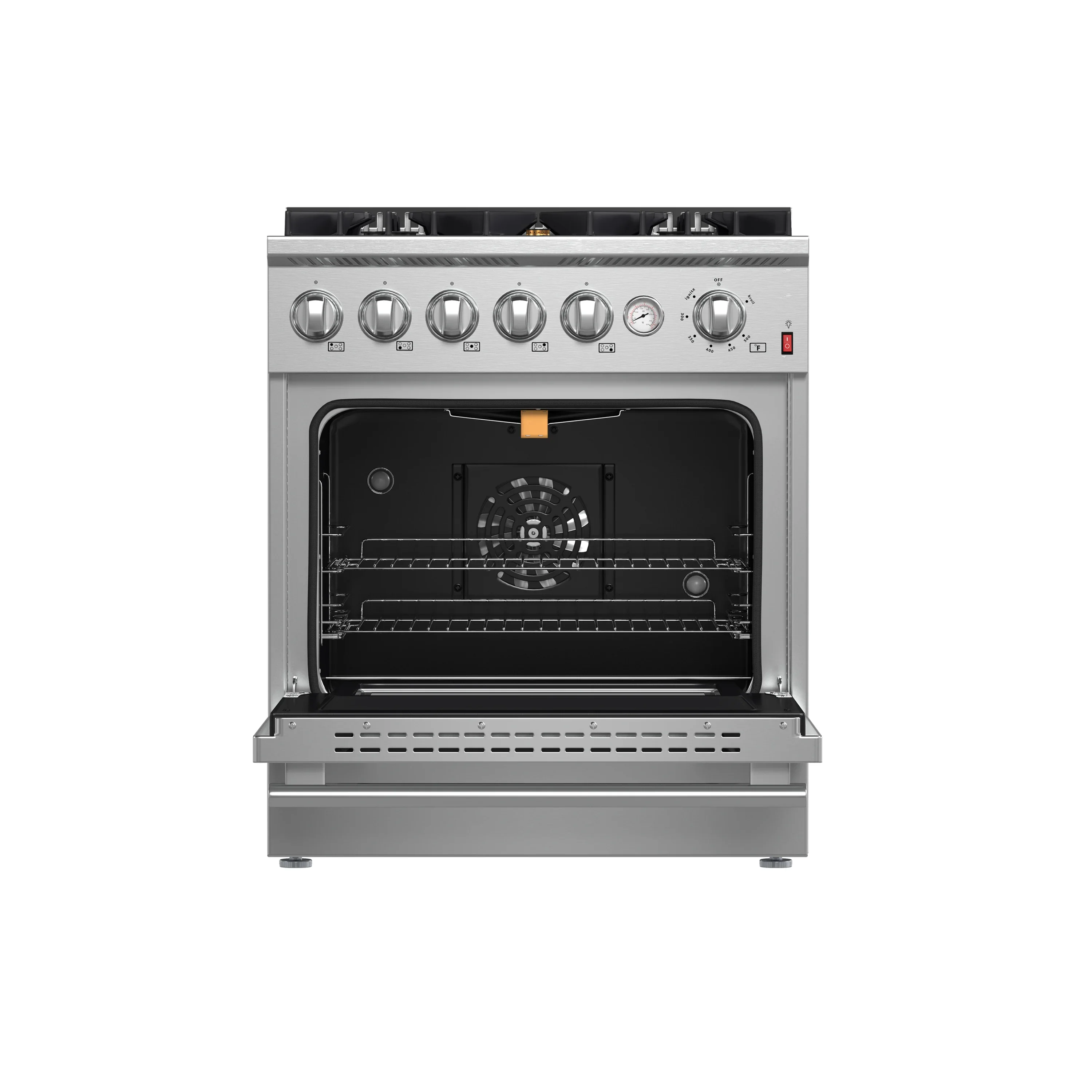 Forno Giovanni 30-inch Gas Range with 5 Gas Burners, 4.32 cu.ft. Convection Gas Oven with Temperature Gauge in Stainless Steel (FFSGS6274-30) - Image 7