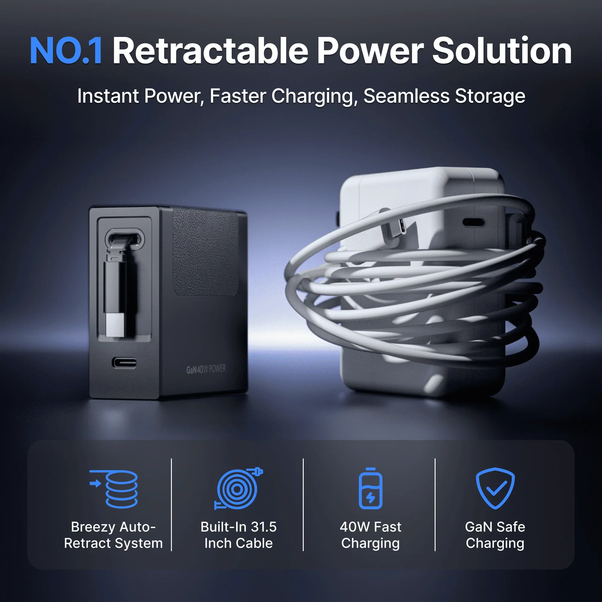 Giraffe Tools 40W Gitryin Retractable Charger for 3C Devices - Image 20