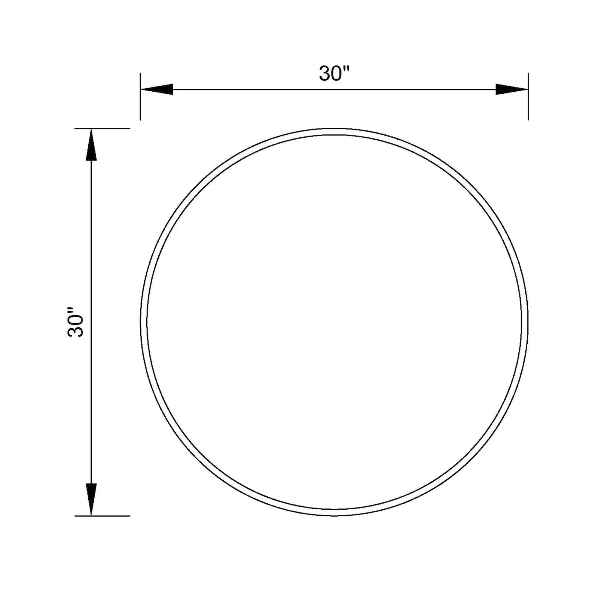 Parrot Uncle Golden Modern Round Framed Wall Mirror (ACC-PWM230308-2) - Image 7