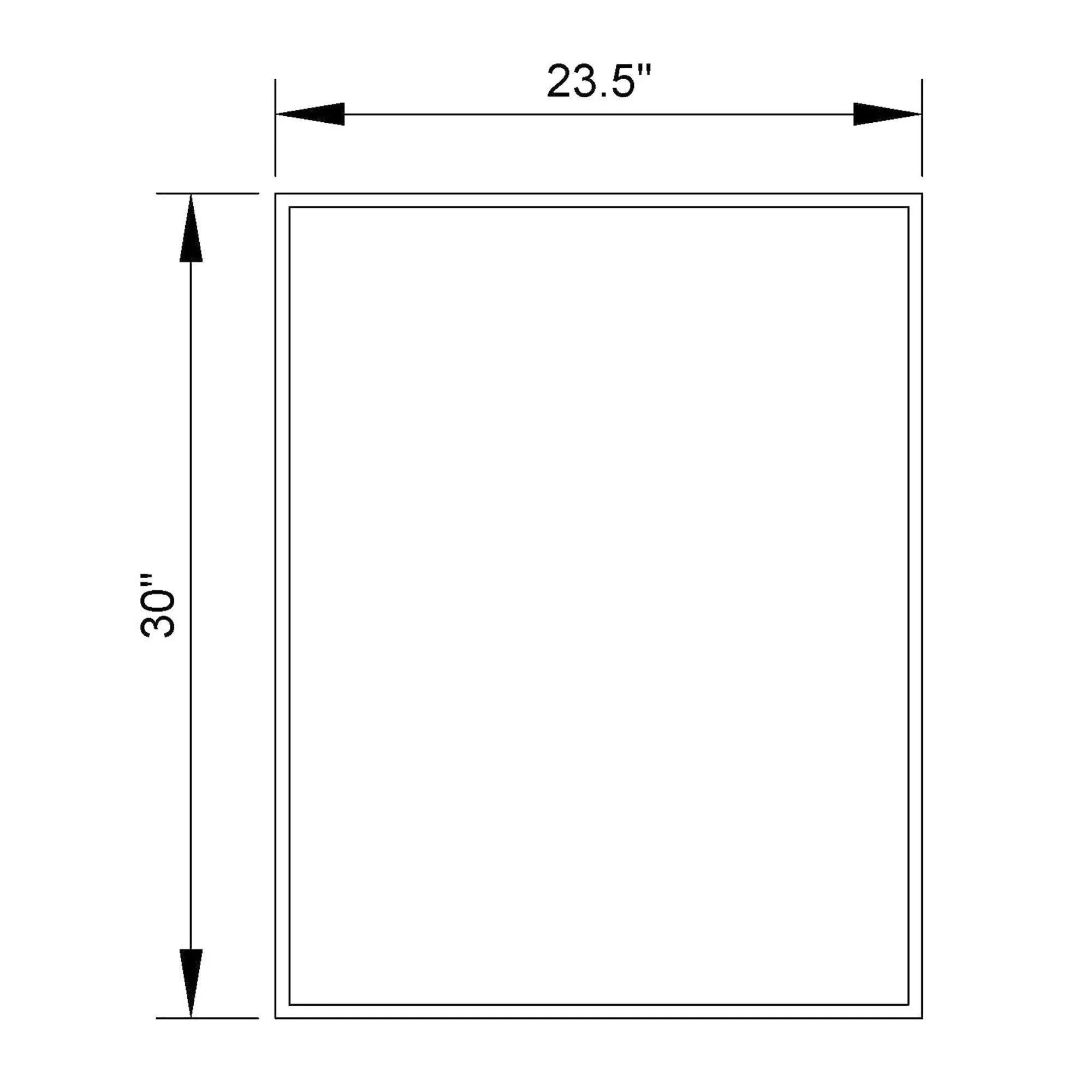 Parrot Uncle Golden Modern Square Framed Wall Mirror (PWM230308-5) - Image 6