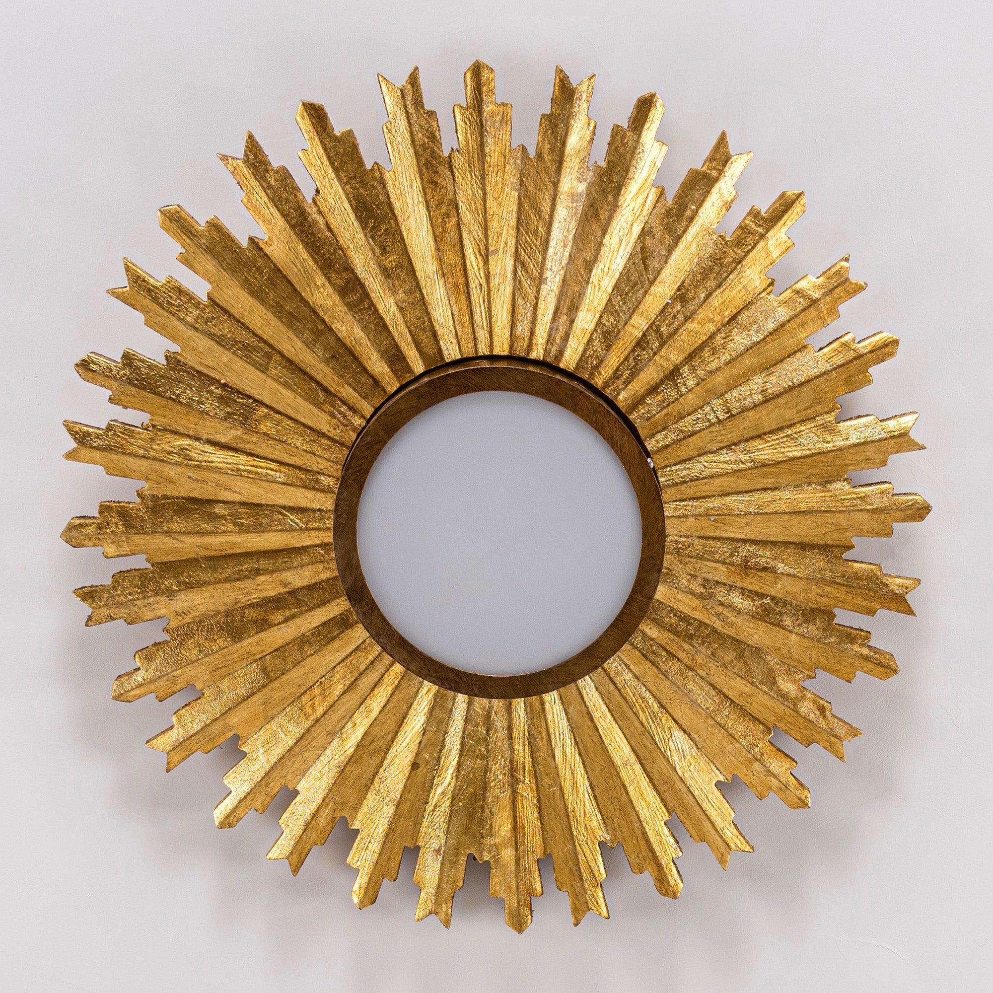 Parrot Uncle Golden Sunburst Flush Mount LED Lighting (BBW9602-2) - Image 7