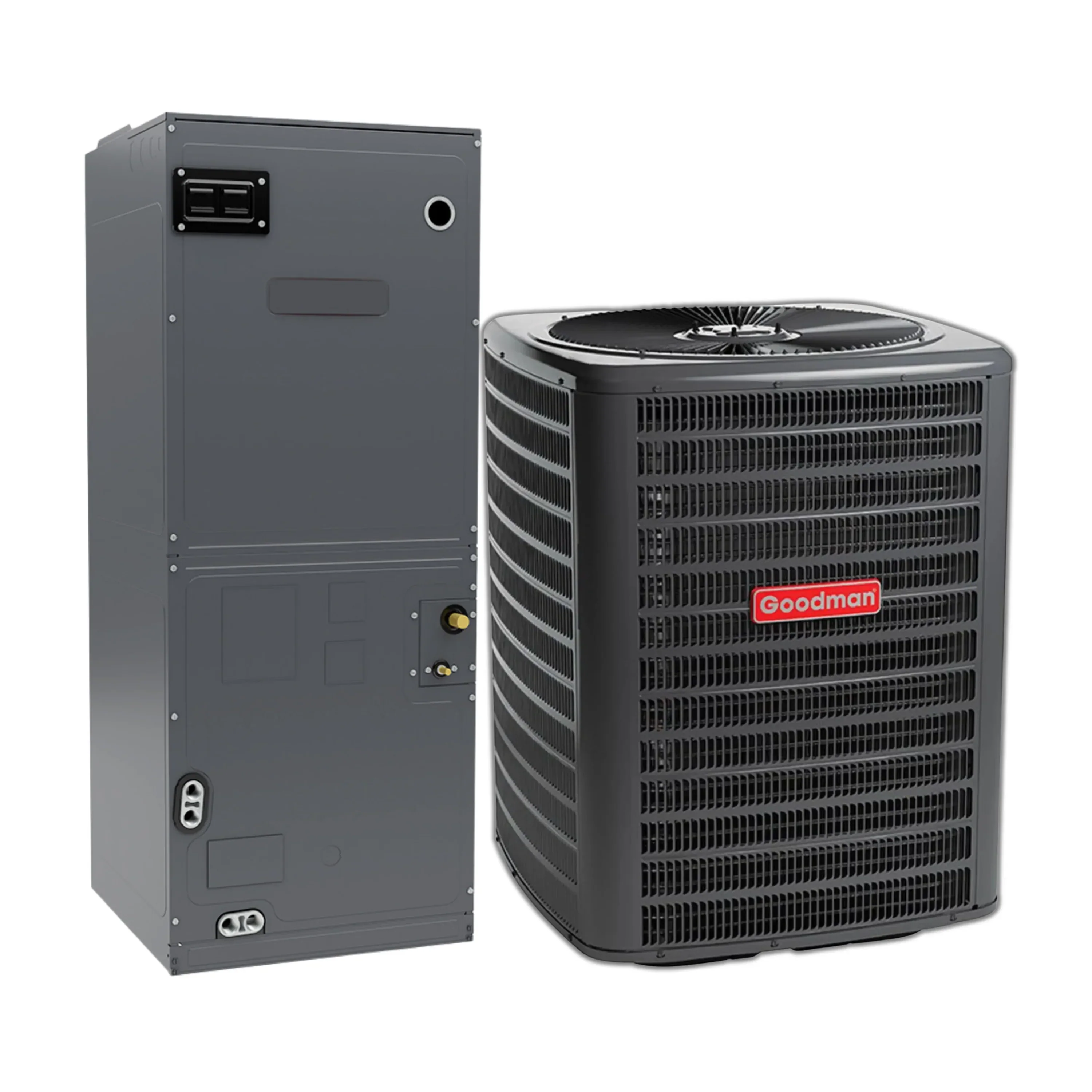 Goodman 2.5 Ton 15.2 SEER2 R-32 Heat Pump Condenser & Air Handler with 10kW Heat Kit - Image 2