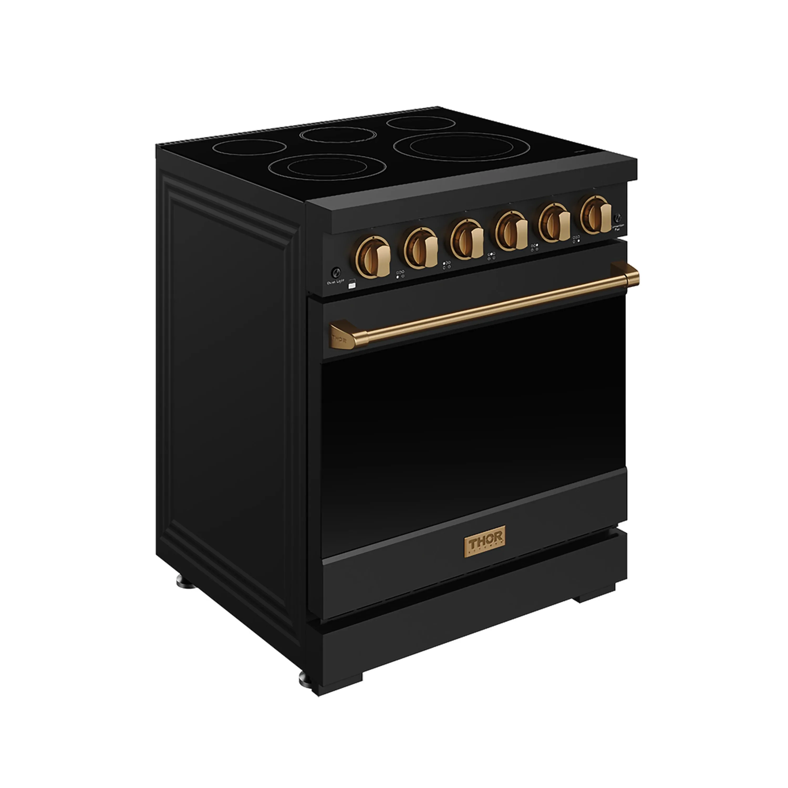 Gordon Ramsay by Thor Kitchen 30-Inch Professional Electric Range with Precision Knob Control in Black and Bronze (RSE30PB-BRZ) - Image 3