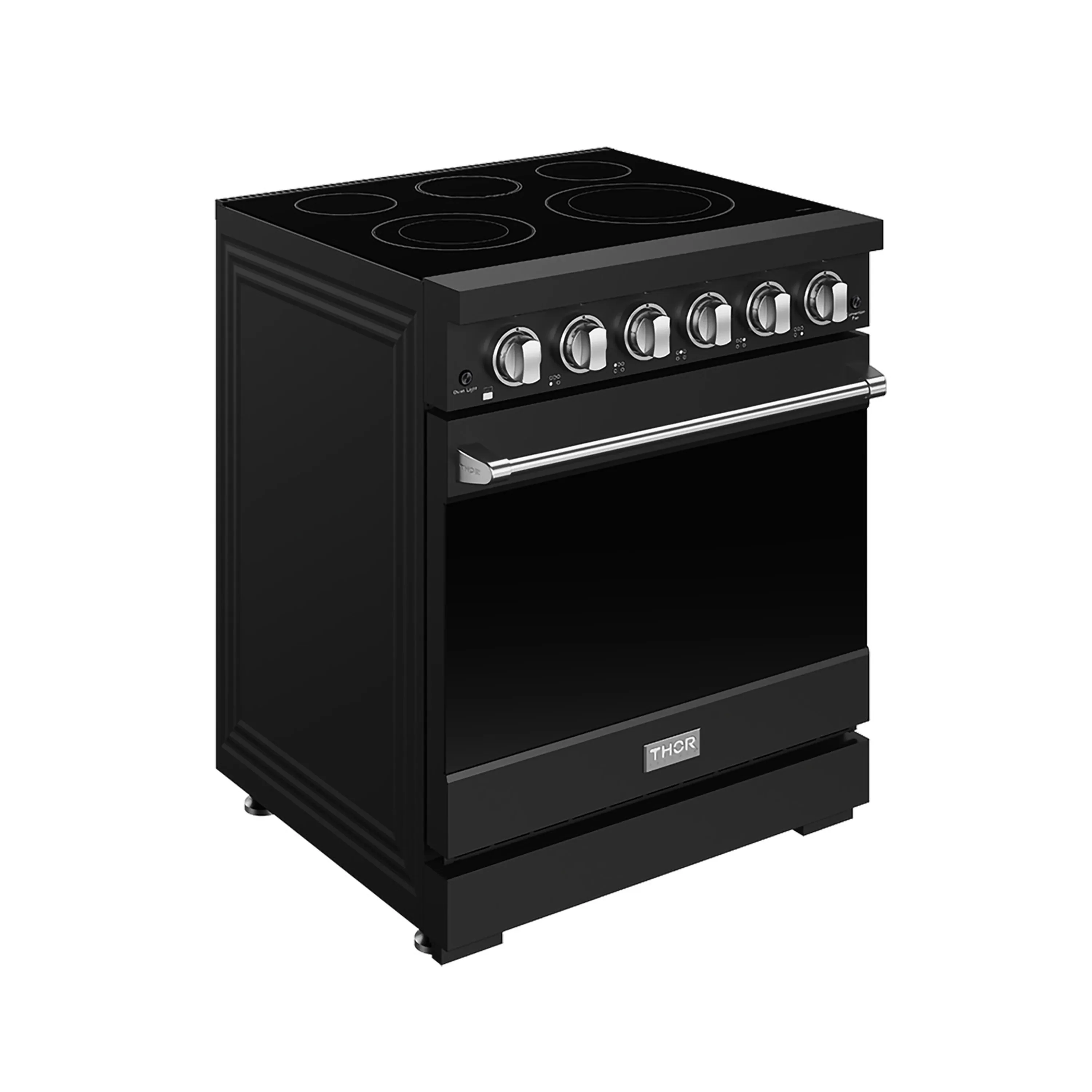 Gordon Ramsay by Thor Kitchen 30-Inch Professional Electric Range with Precision Knob Control in Black with Stainless Steel Trim (RSE30PB-SS) - Image 3