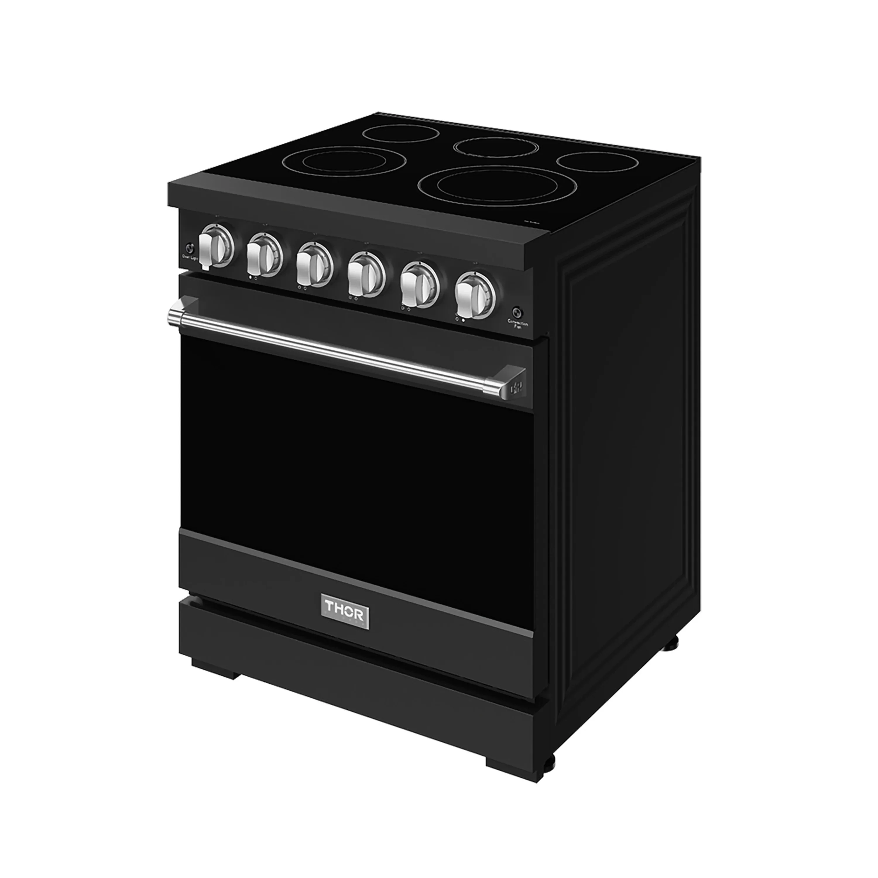 Gordon Ramsay by Thor Kitchen 30-Inch Professional Electric Range with Precision Knob Control in Black with Stainless Steel Trim (RSE30PB-SS) - Image 4