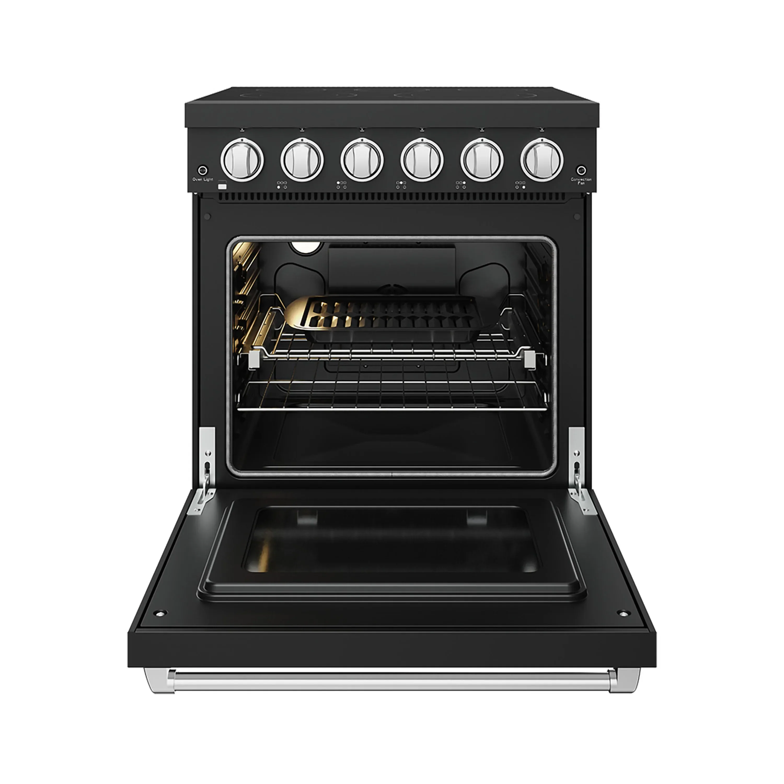 Gordon Ramsay by Thor Kitchen 30-Inch Professional Electric Range with Precision Knob Control in Black with Stainless Steel Trim (RSE30PB-SS) - Image 5