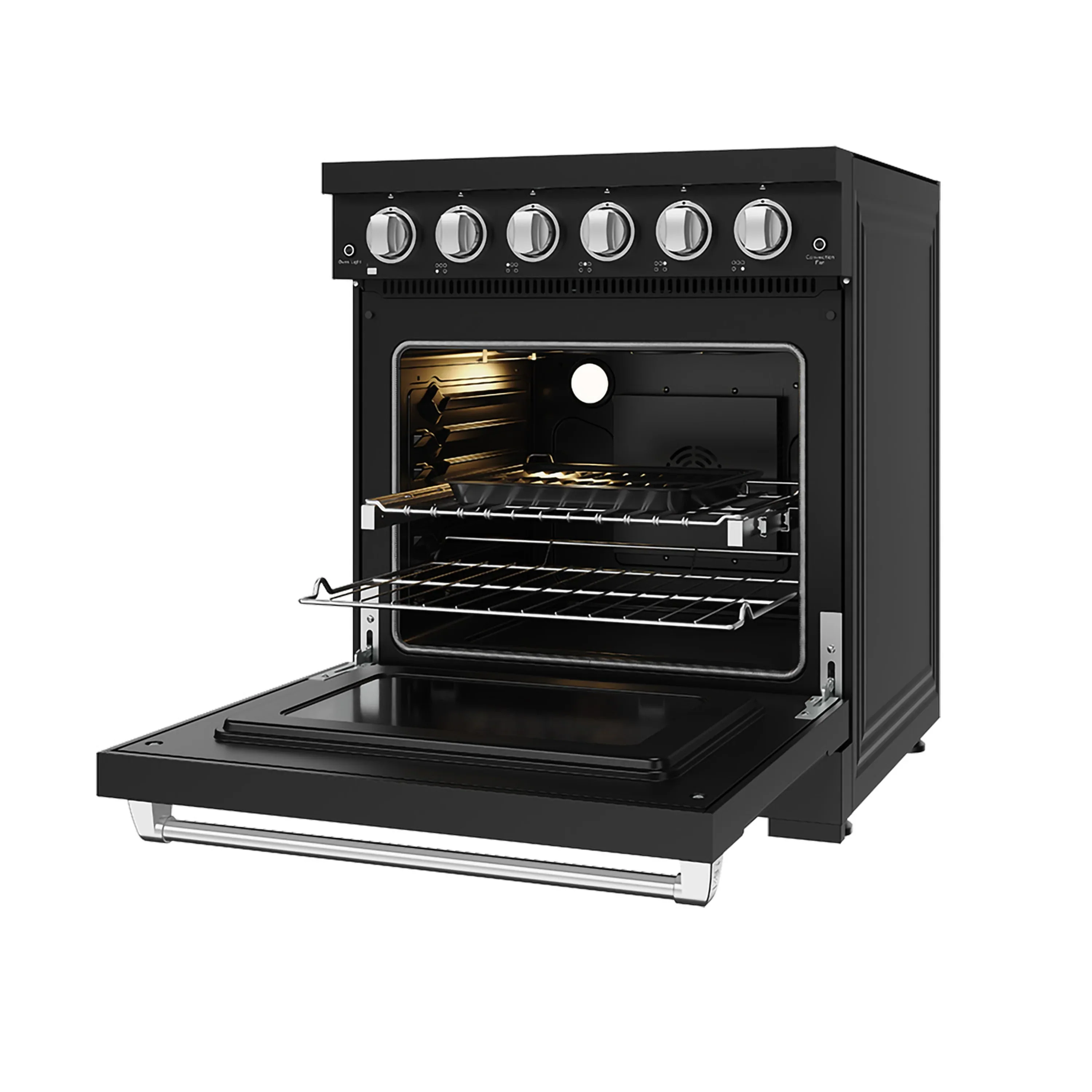 Gordon Ramsay by Thor Kitchen 30-Inch Professional Electric Range with Precision Knob Control in Black with Stainless Steel Trim (RSE30PB-SS) - Image 6