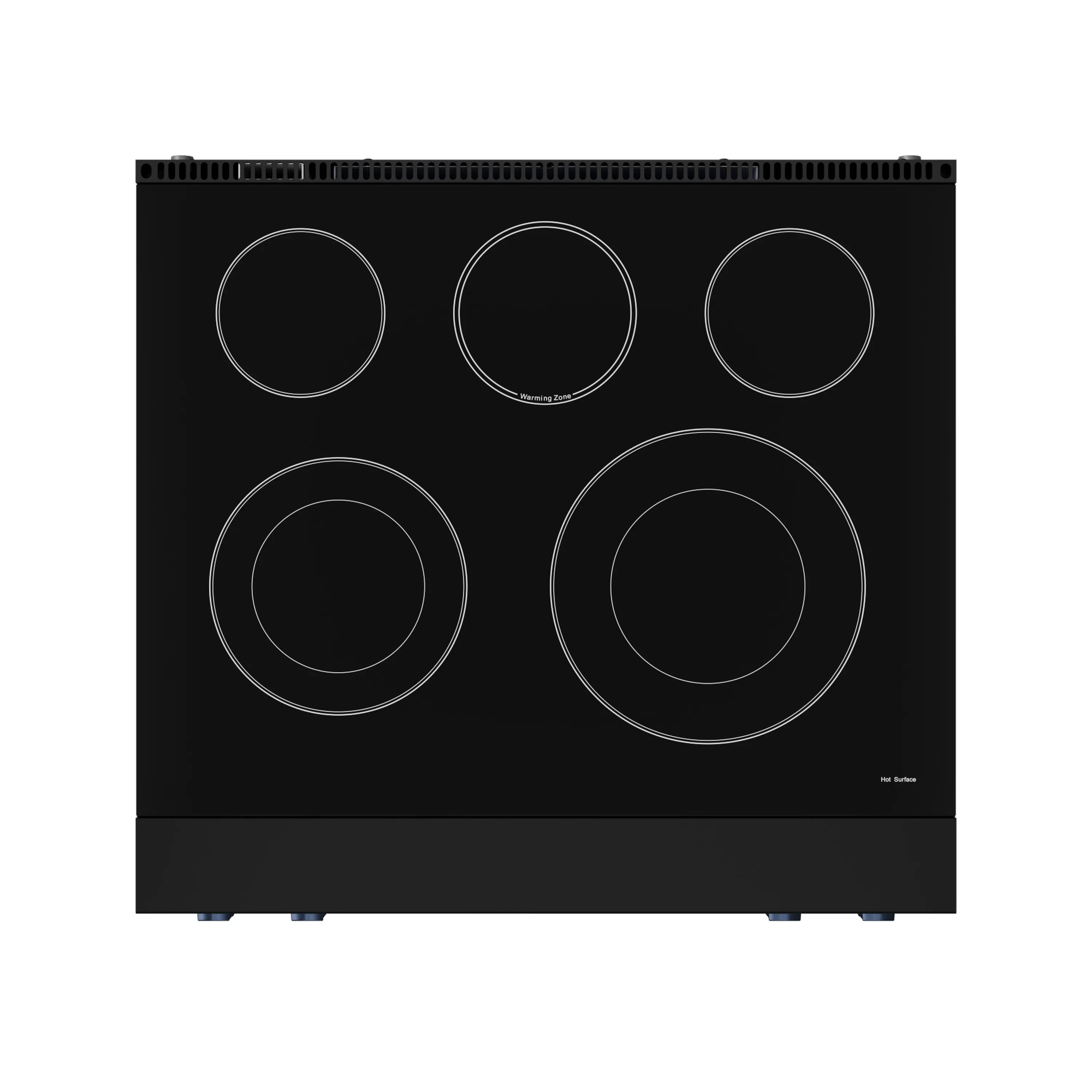 Gordon Ramsay by Thor Kitchen 30-Inch Professional Electric Range with Precision Knob Control in Black with Blue Trim (RSE30PB-BLU) - Image 3
