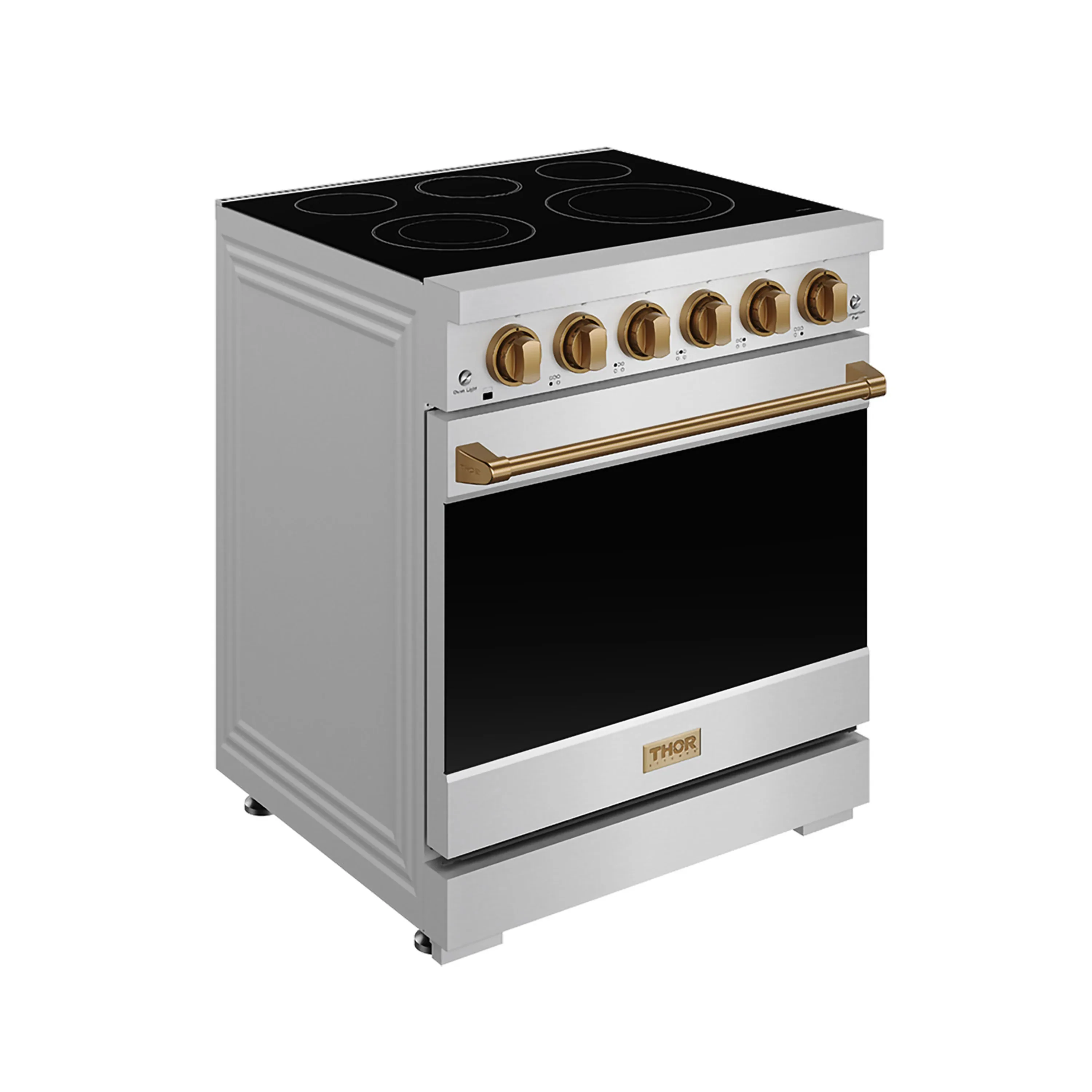 Gordon Ramsay by Thor Kitchen 30-Inch Professional Electric Range with Precision Knob Control in Stainless Steel and Bronze (RSE30P-BRZ) - Image 3