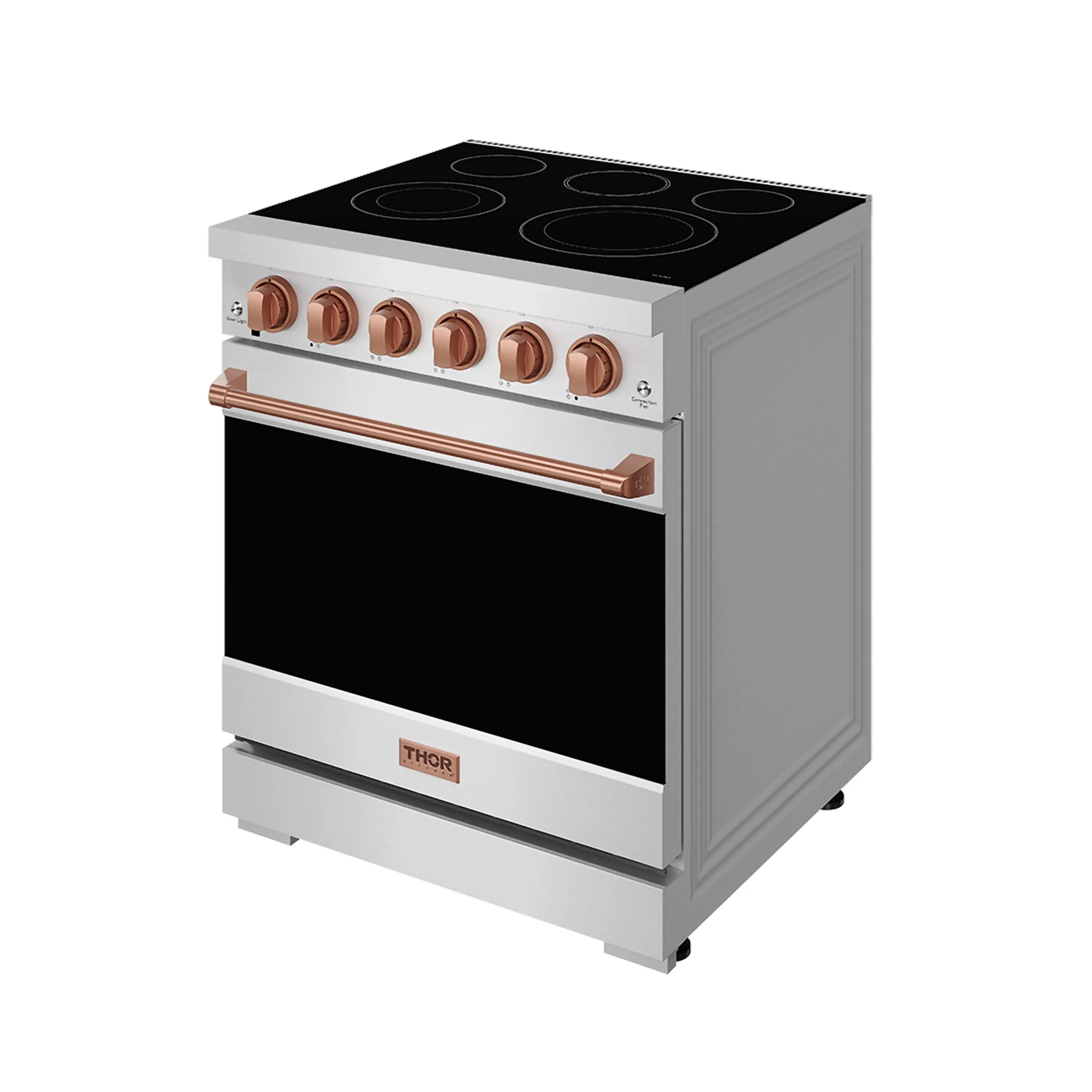Gordon Ramsay by Thor Kitchen 30-Inch Professional Electric Range with Precision Knob Control in Stainless Steel and Rose Gold (RSE30P-RSG) - Image 4