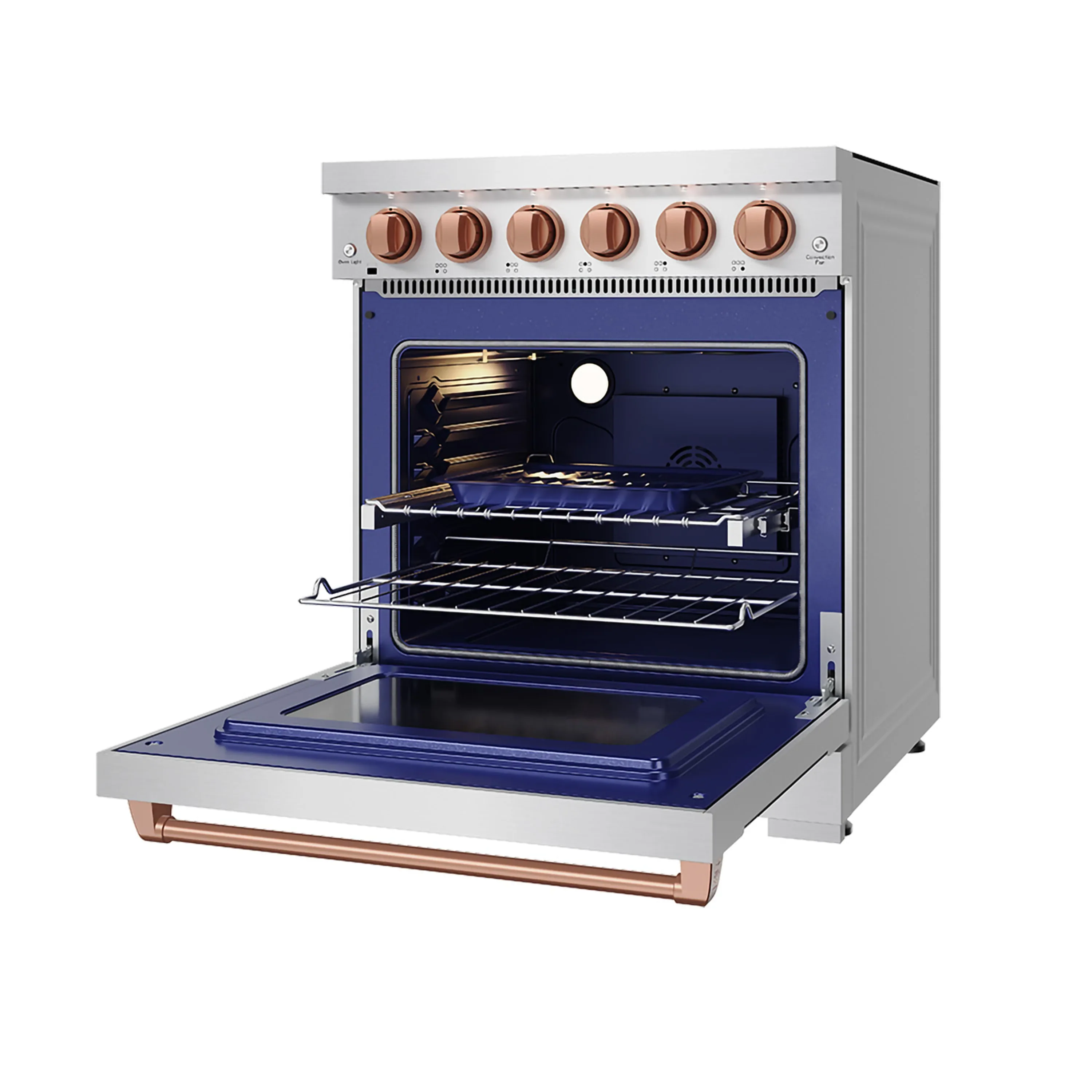 Gordon Ramsay by Thor Kitchen 30-Inch Professional Electric Range with Precision Knob Control in Stainless Steel and Rose Gold (RSE30P-RSG) - Image 6
