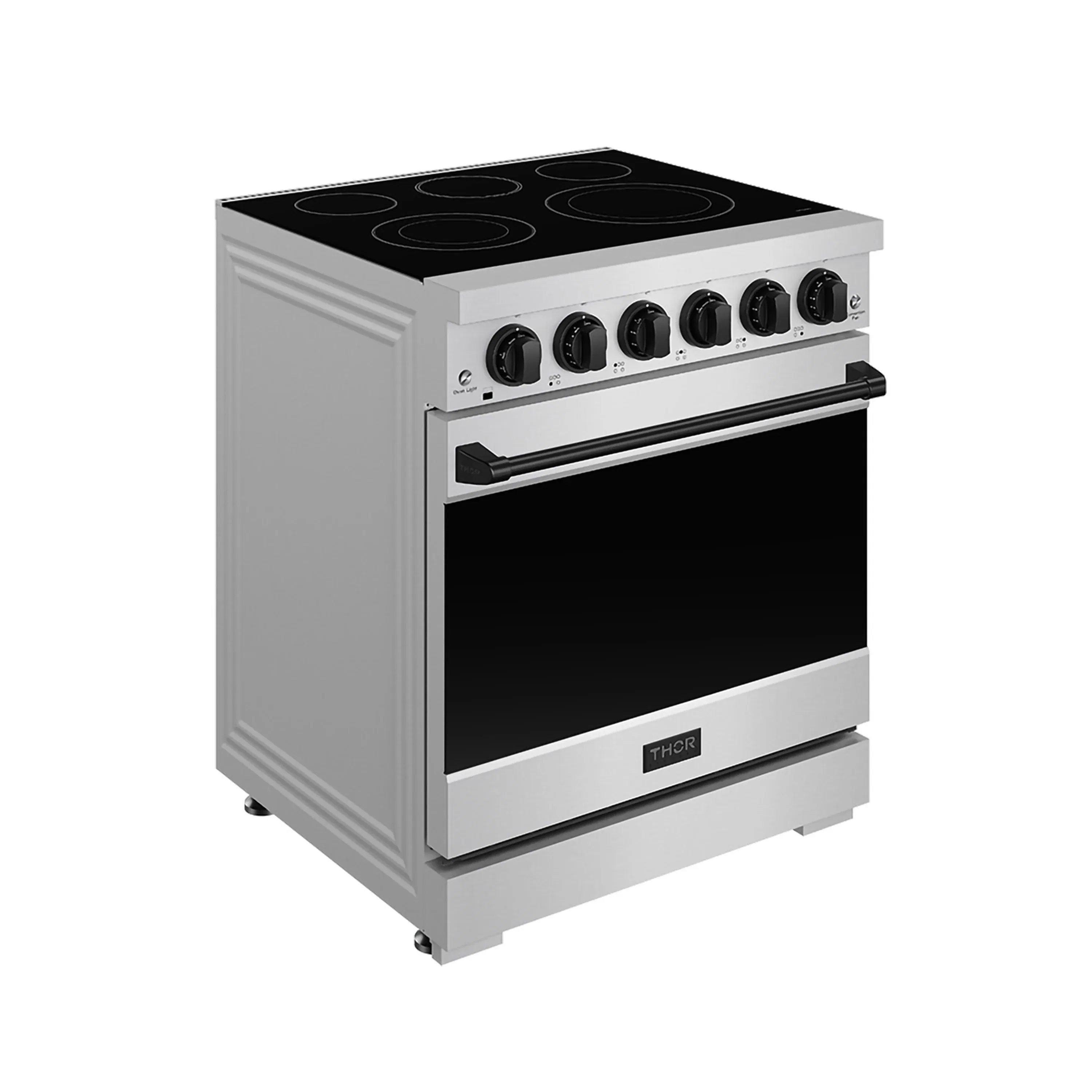 Gordon Ramsay by Thor Kitchen 30-Inch Professional Electric Range with Precision Knob Control in Stainless Steel with Black Trim (RSE30P-BLK) - Image 3