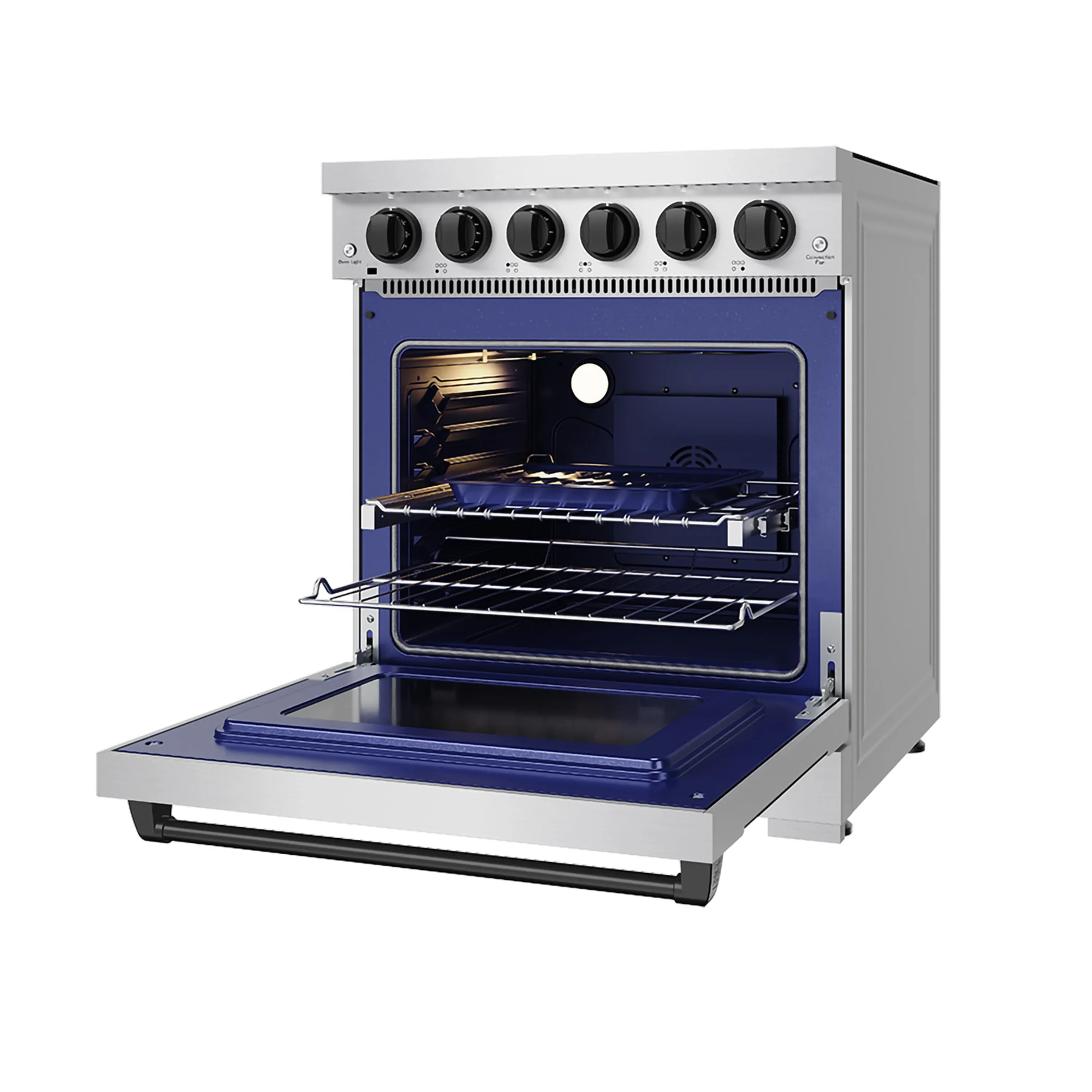Gordon Ramsay by Thor Kitchen 30-Inch Professional Electric Range with Precision Knob Control in Stainless Steel with Black Trim (RSE30P-BLK) - Image 6