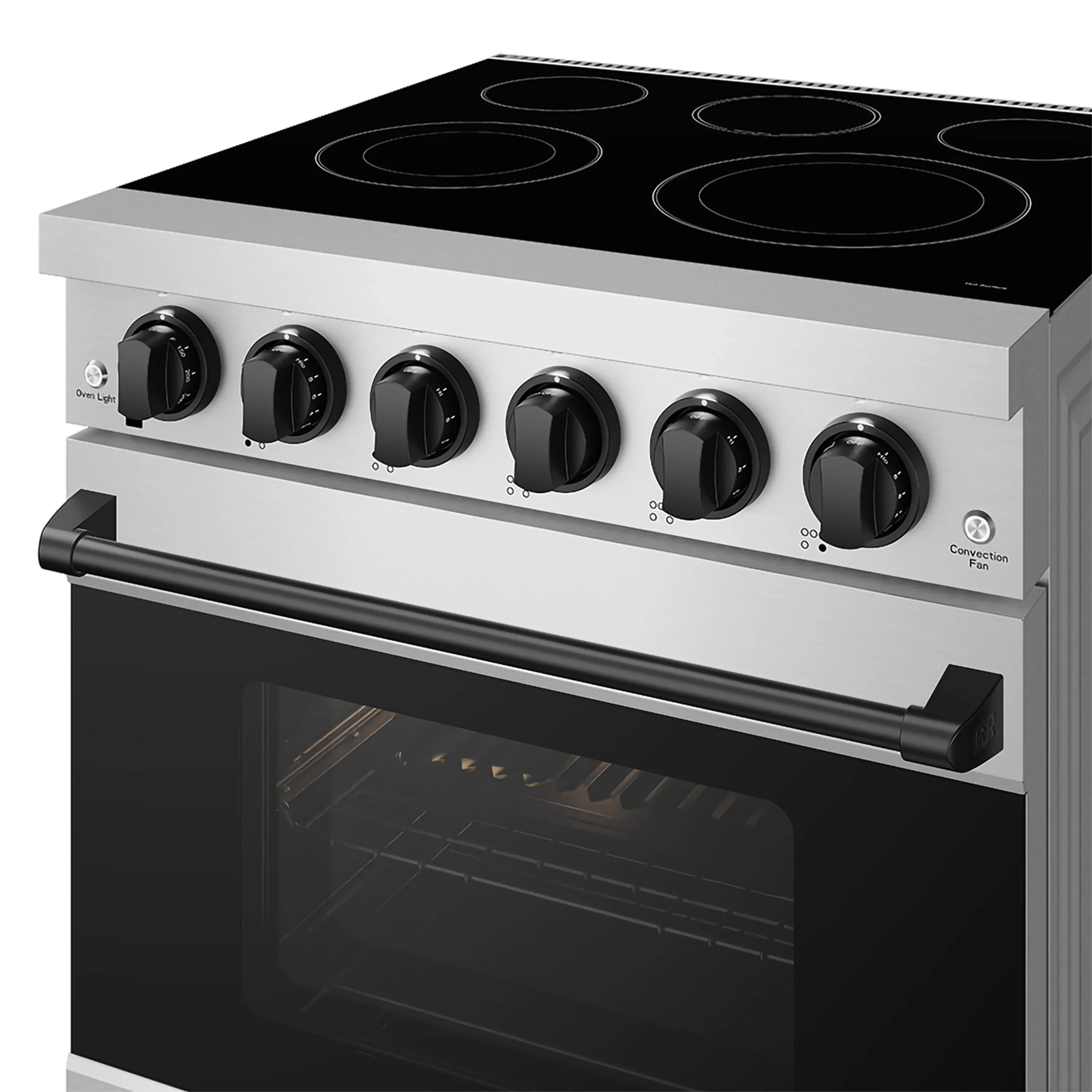 Gordon Ramsay by Thor Kitchen 30-Inch Professional Electric Range with Precision Knob Control in Stainless Steel with Black Trim (RSE30P-BLK) - Image 7