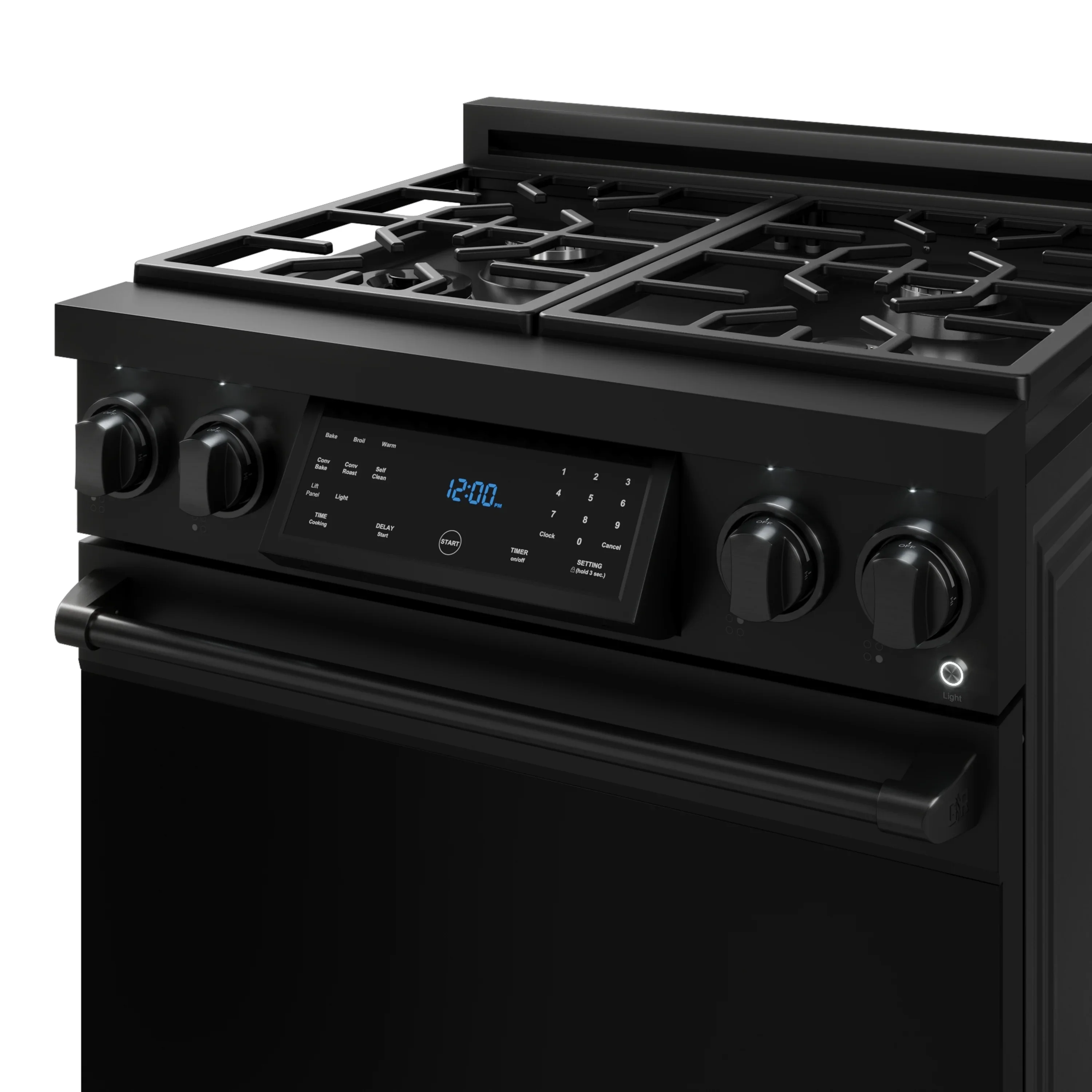 Gordon Ramsay by Thor Kitchen 30-Inch Professional Propane Gas Range with Tilt Panel Touch Control and 4.55 Cu. Ft. Self Clean Oven in Black (RSG30BLP) - Image 10