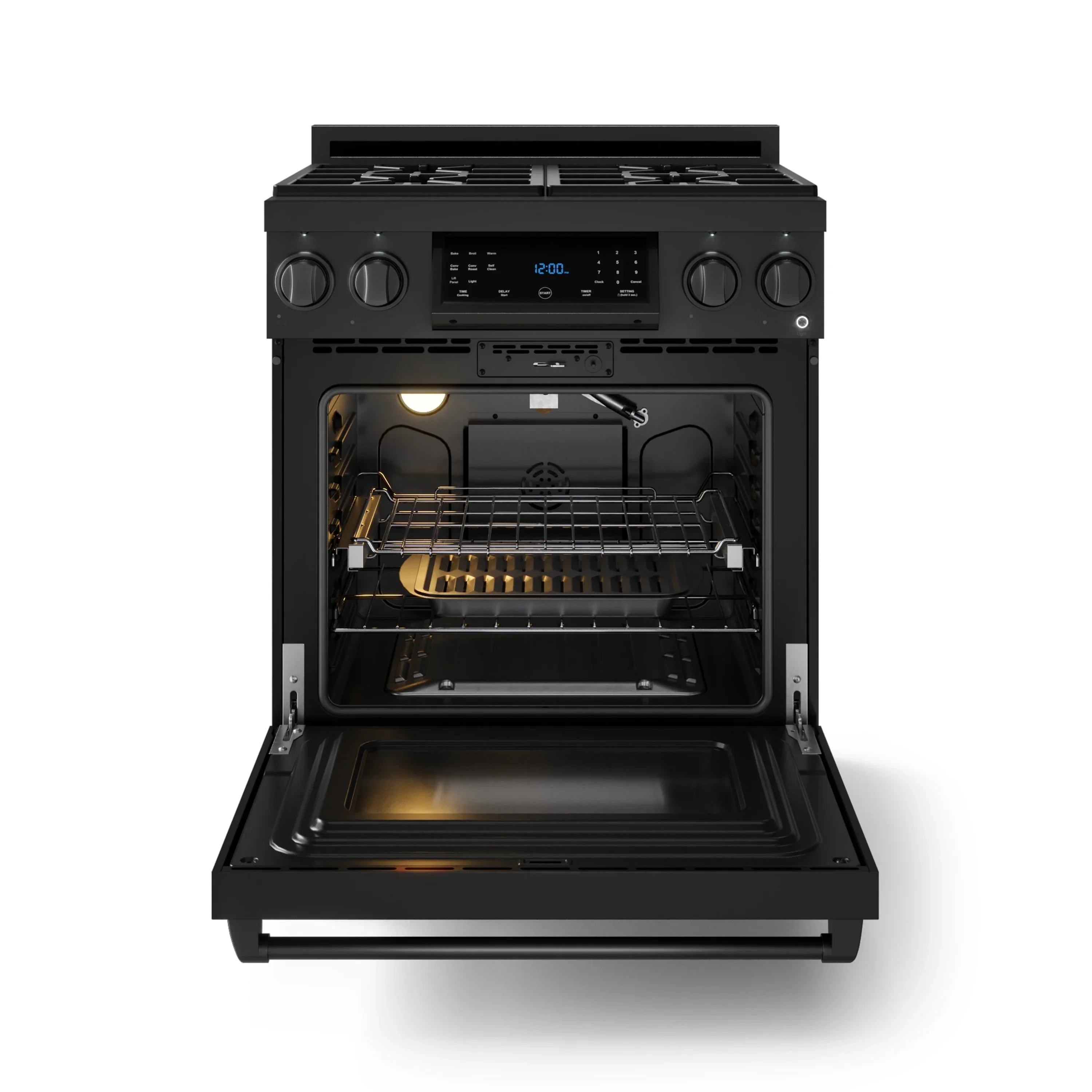 Gordon Ramsay by Thor Kitchen 30-Inch Professional Propane Gas Range with Tilt Panel Touch Control and 4.55 Cu. Ft. Self Clean Oven in Black (RSG30BLP) - Image 7