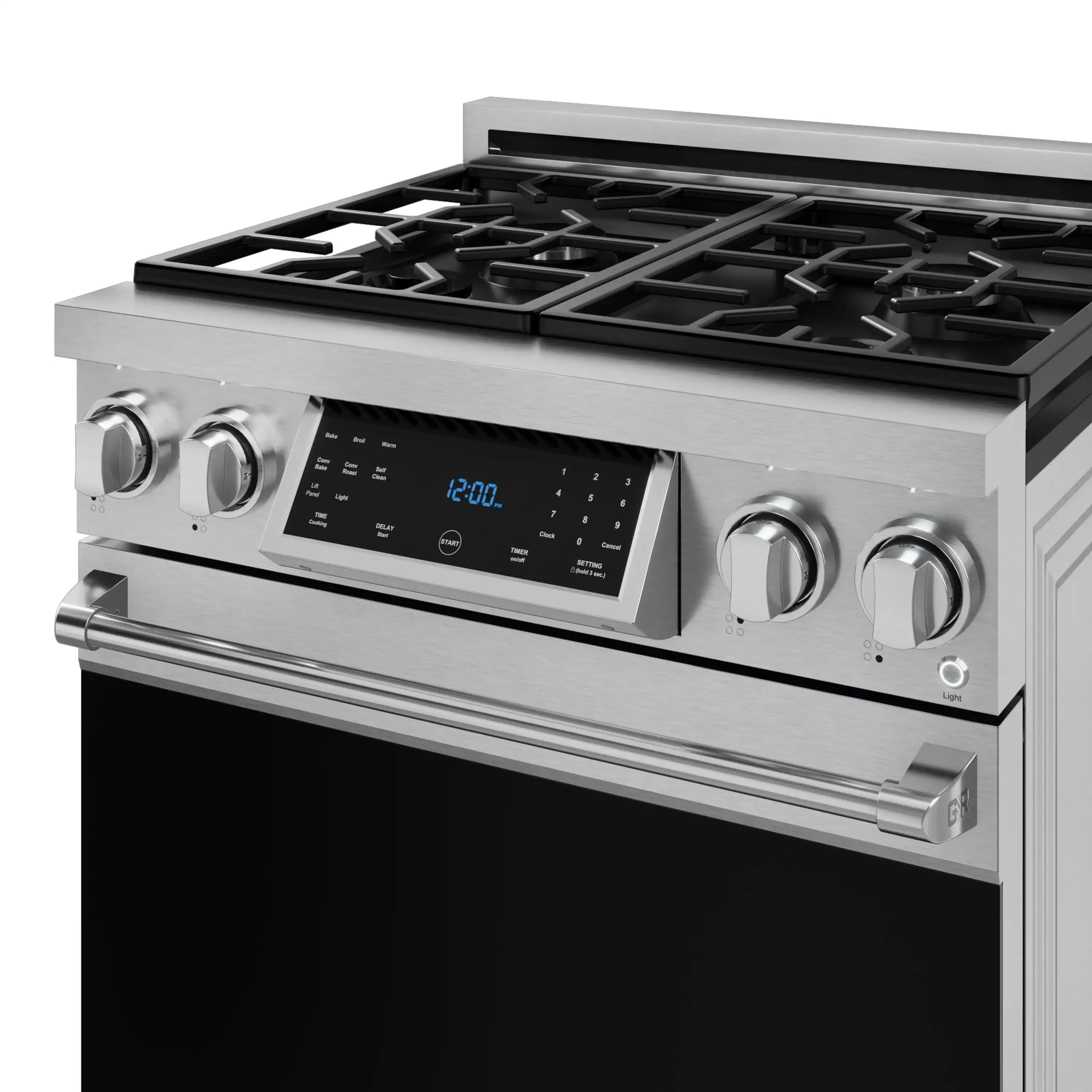 Gordon Ramsay by Thor Kitchen 30-Inch Professional Propane Gas Range with Tilt Panel Touch Control and 4.55 Cu. Ft. Self Clean Oven in Stainless Steel (RSG30LP) - Image 10