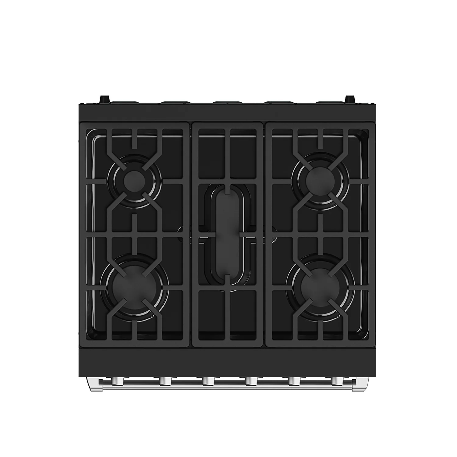 Gordon Ramsay by Thor Kitchen 30-Inch Professional Gas Range with Precision Knob Control in Black with Stainless Steel Trim (RSG30PB-SS) - Image 2