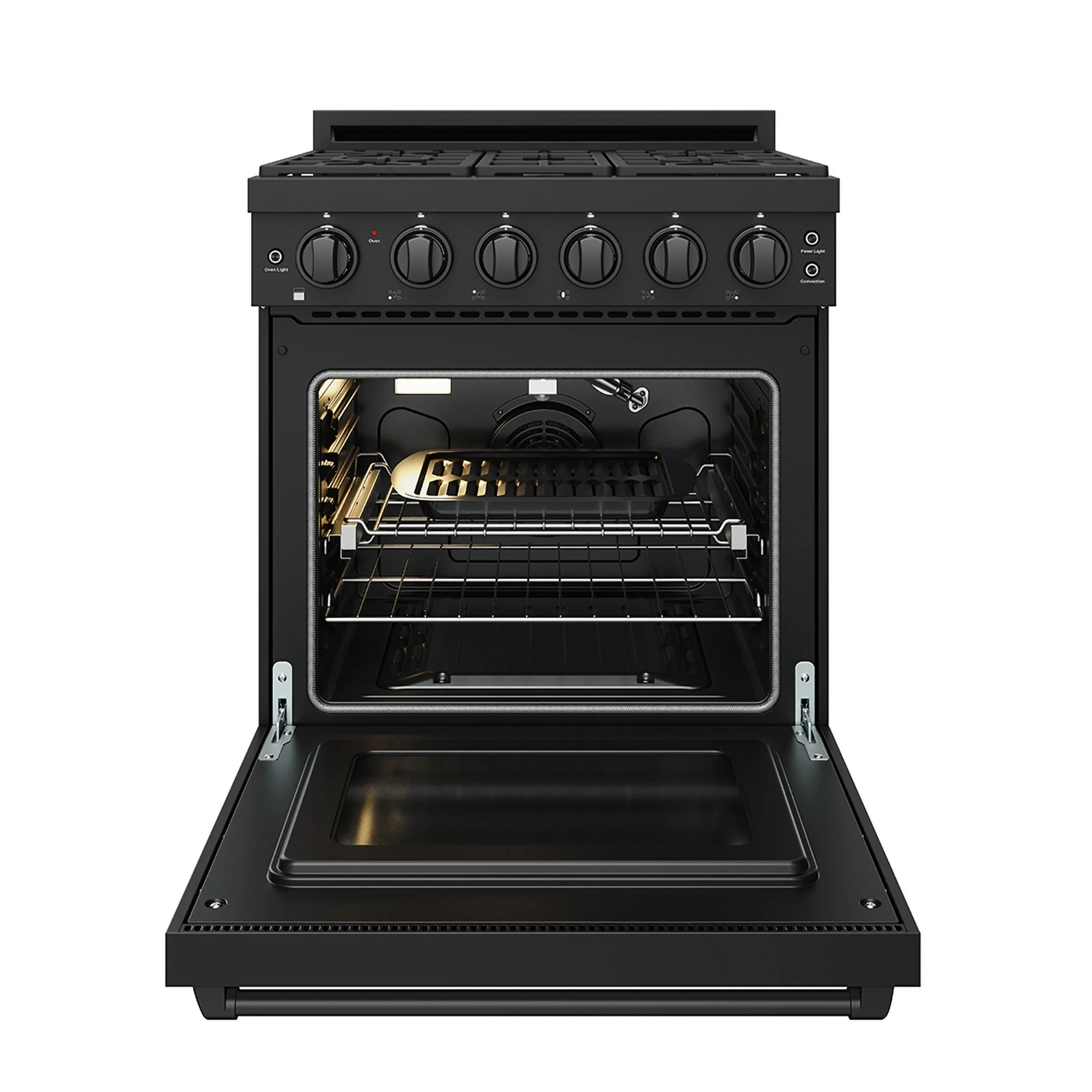 Gordon Ramsay by Thor Kitchen 30-Inch Professional Liquid Propane with Precision Knob Control in Black (RSG30PBLP) - Image 5