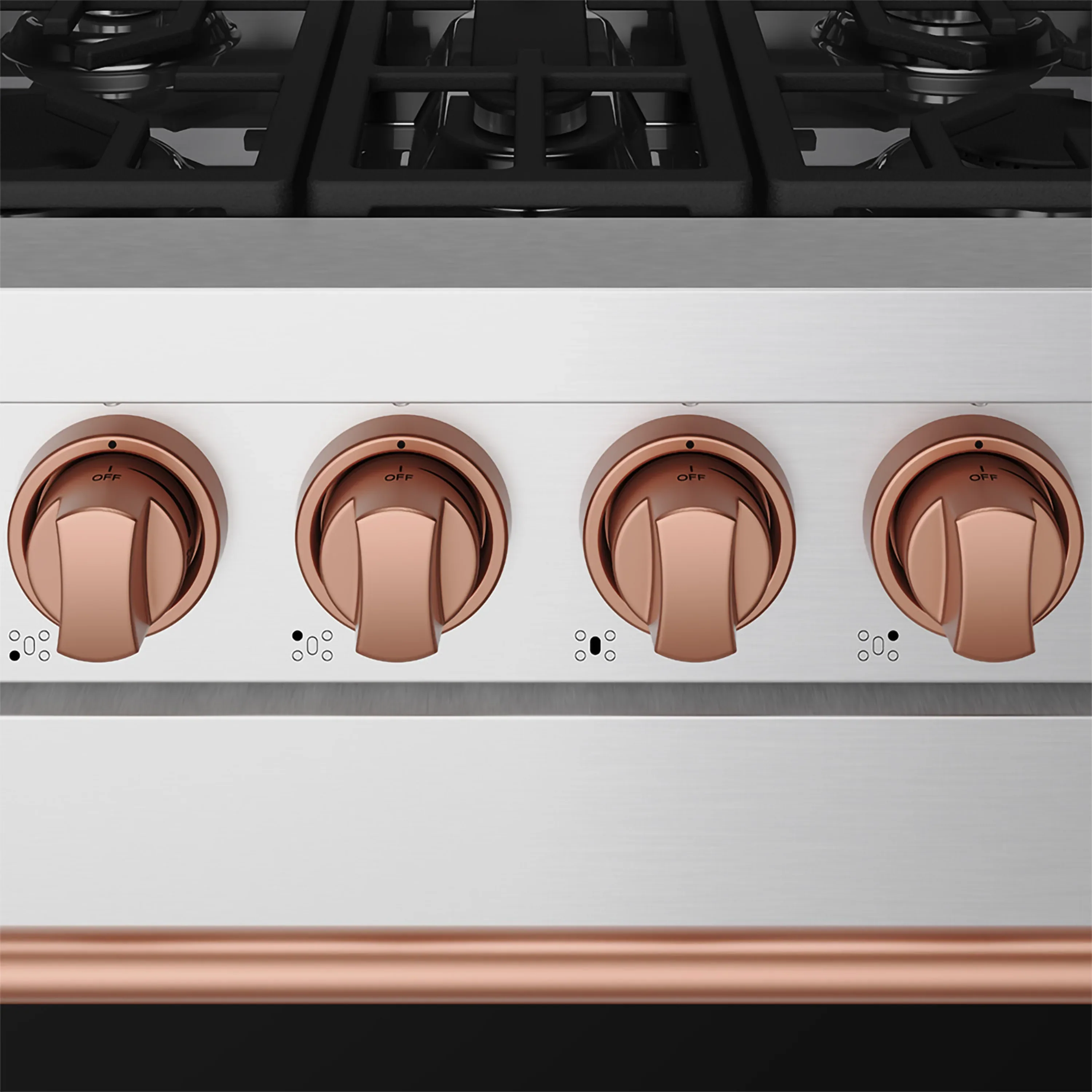 Gordon Ramsay by Thor Kitchen 30-Inch Professional Gas with Precision Knob Control in Stainless Steel with Rose Gold Trim (RSG30P-RSG) - Image 9