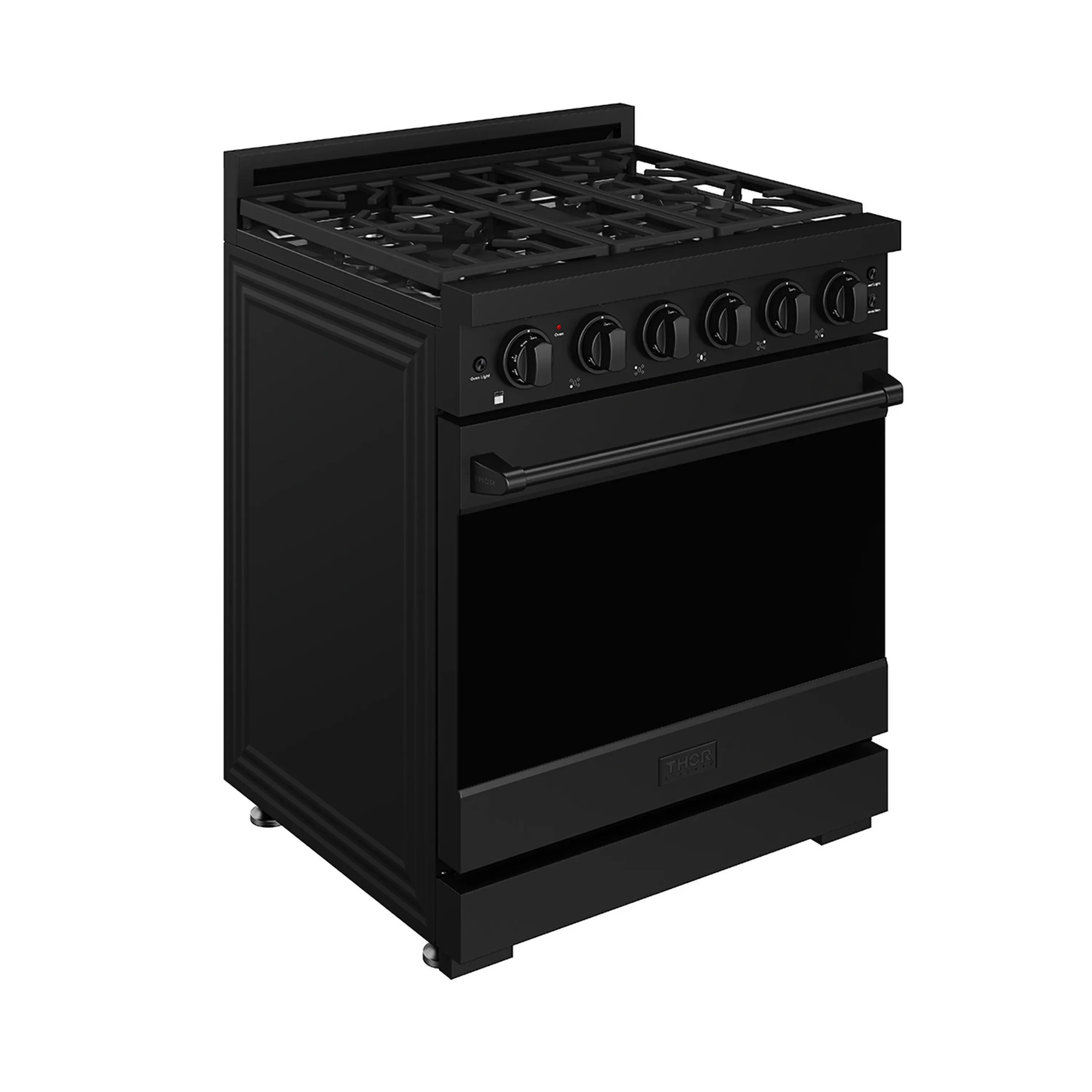 Gordon Ramsay by Thor Kitchen 30-Inch Professional Gas Range with Precision Knob Control in Black (RSG30PB) - Image 3