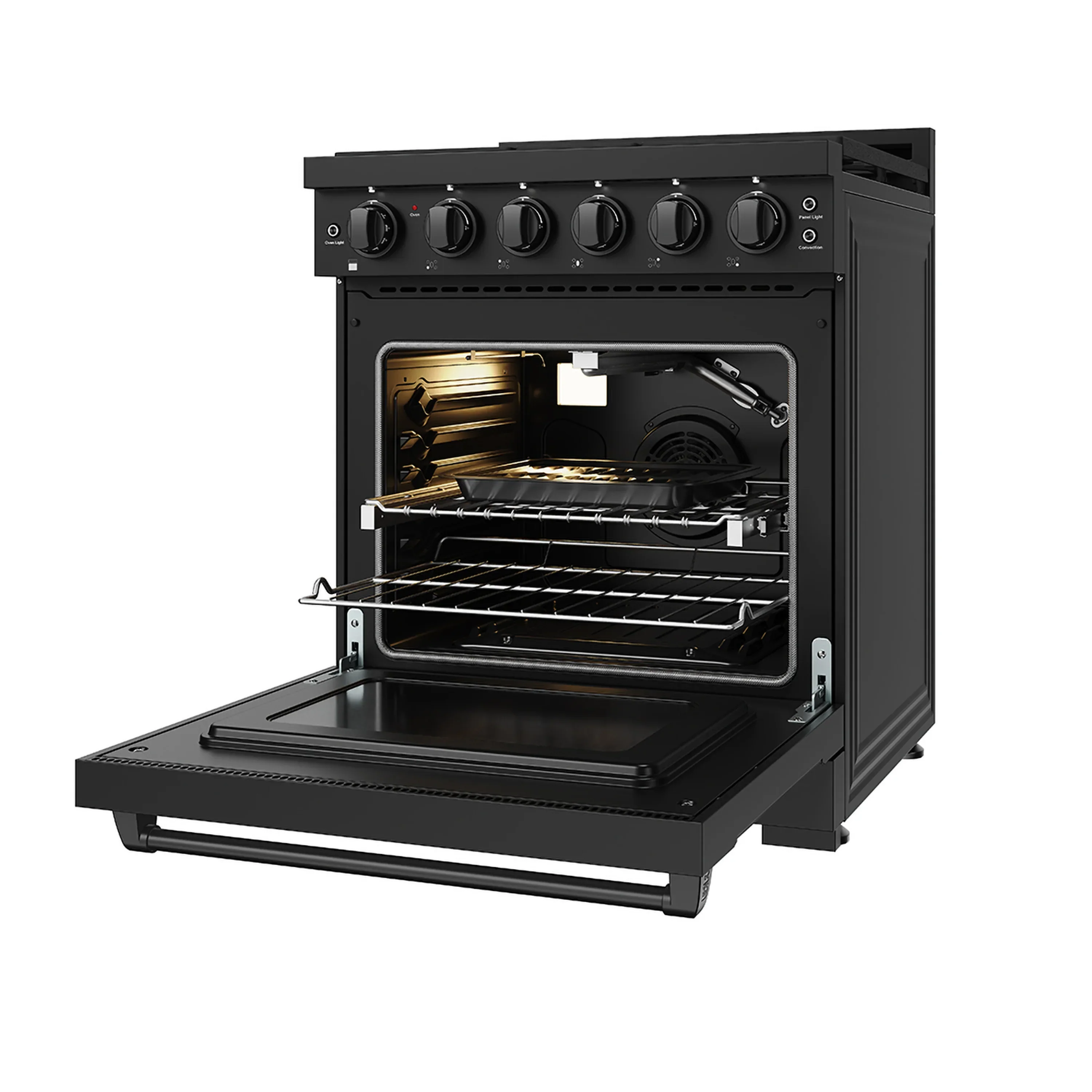 Gordon Ramsay by Thor Kitchen 30-Inch Professional Gas Range with Precision Knob Control in Black (RSG30PB) - Image 7
