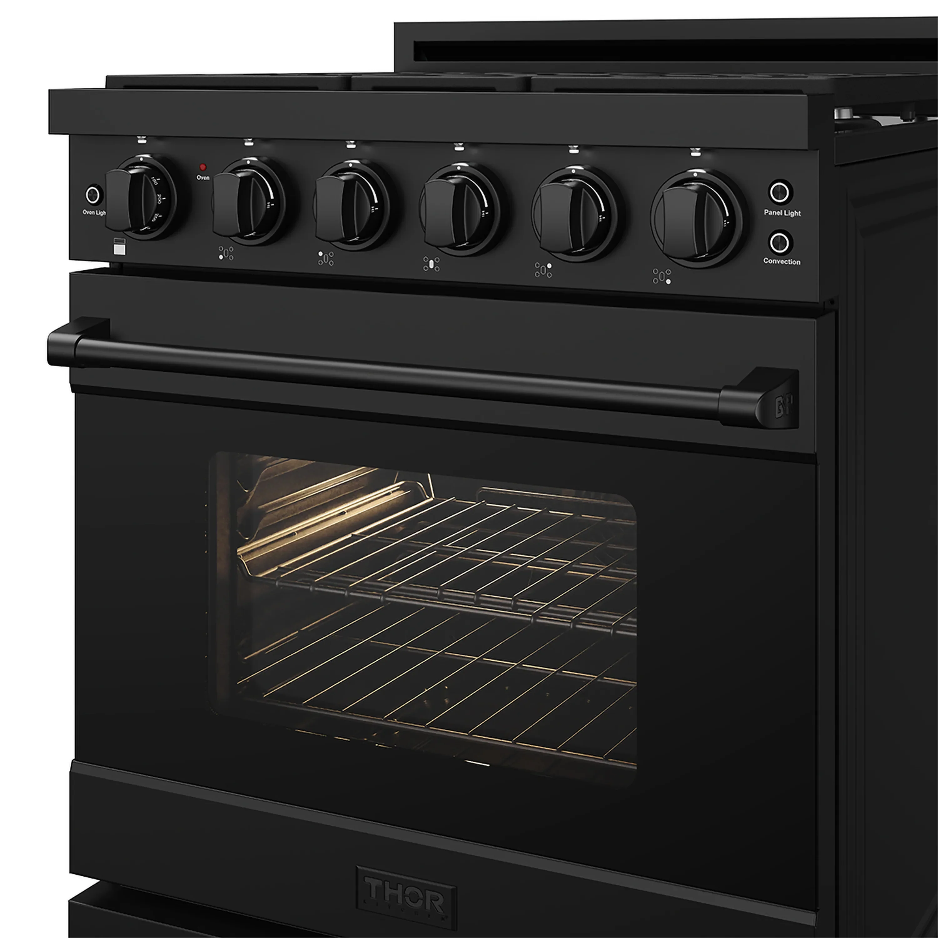 Gordon Ramsay by Thor Kitchen 30-Inch Professional Gas Range with Precision Knob Control in Black (RSG30PB) - Image 8