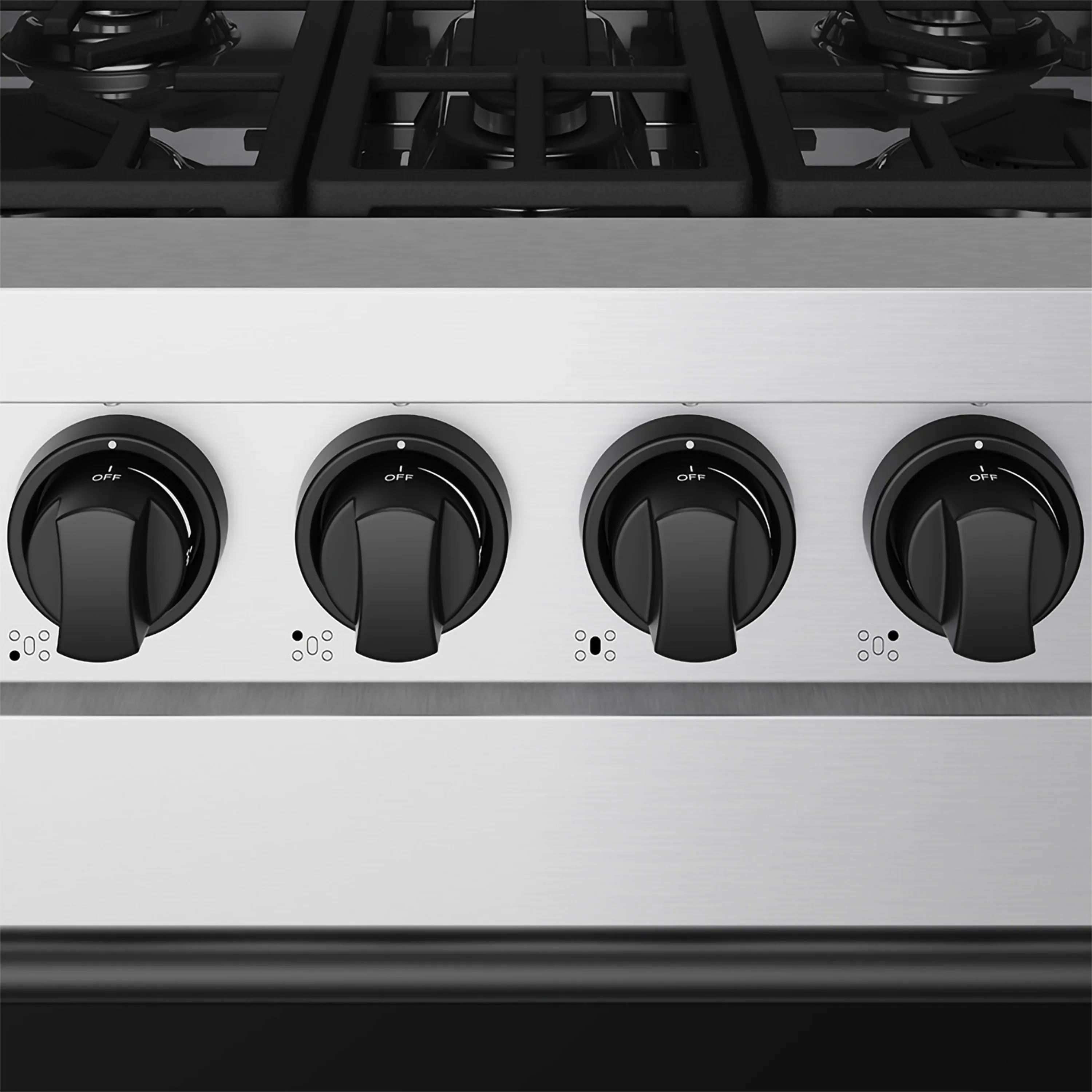 Gordon Ramsay by Thor Kitchen 30-Inch Professional Gas with Precision Knob Control in Stainless Steel with Black Trim (RSG30P-BLK) - Image 10