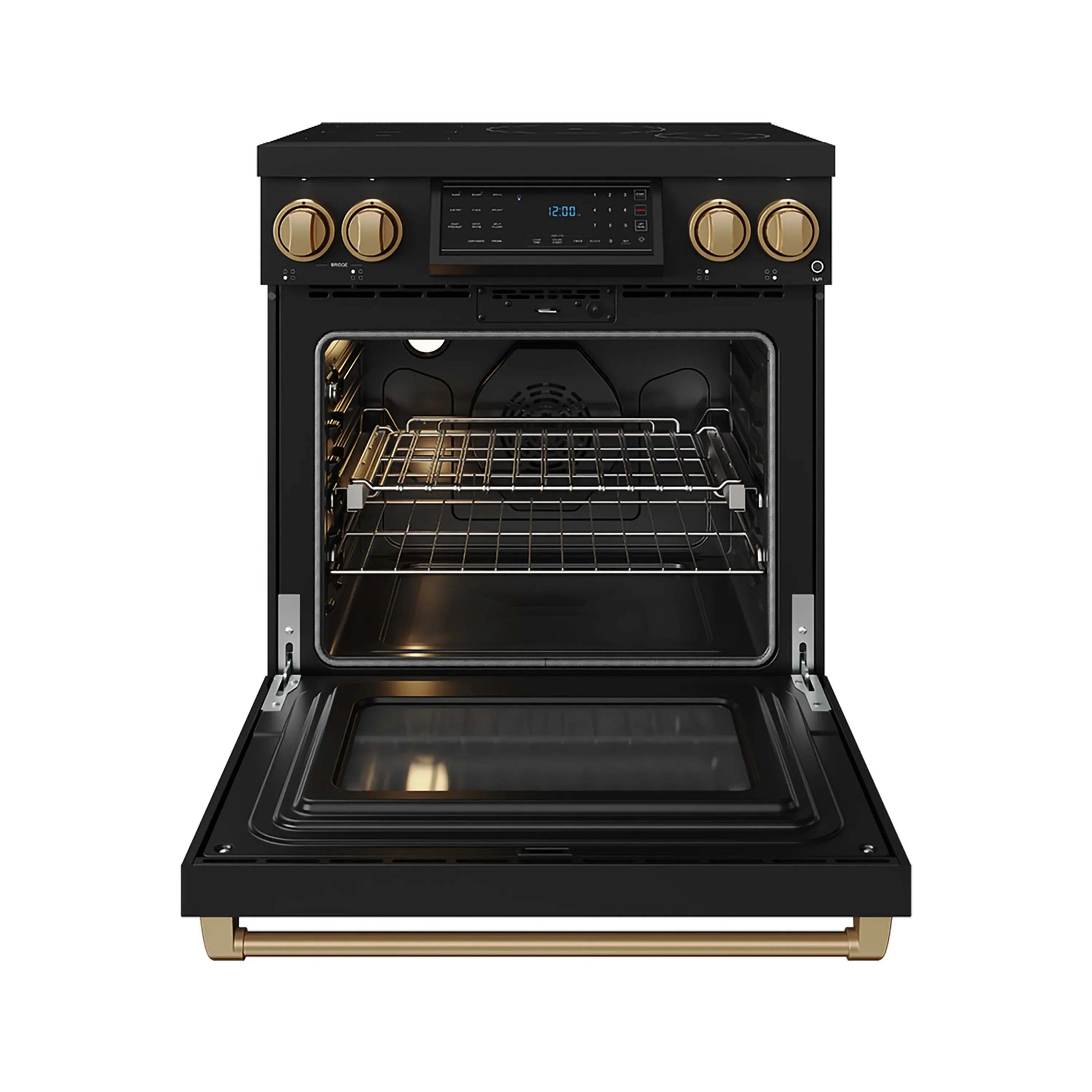 Gordon Ramsay by Thor Kitchen 30-Inch Professional Induction Range with Tilt Panel Touch Control in Black with Bronze Trim (RSI30B-BRZ) - Image 5