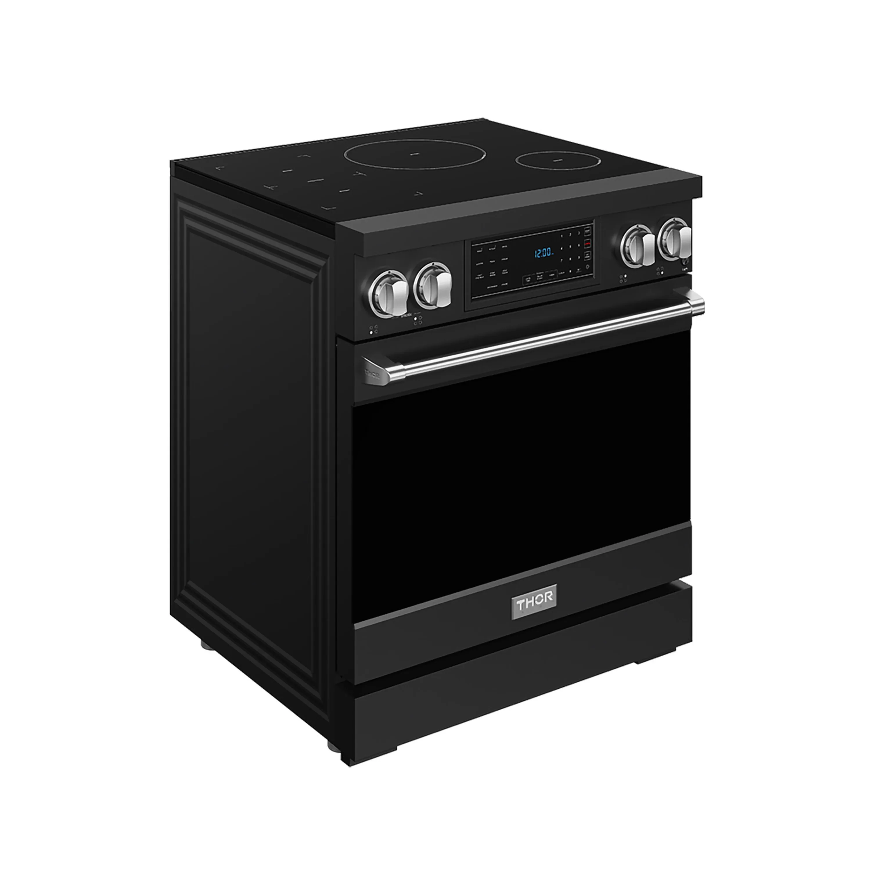 Gordon Ramsay by Thor Kitchen 30-Inch Professional Induction Range with Tilt Panel Touch Control in Black with Stainless Steel Trim (RSI30B-SS) - Image 3