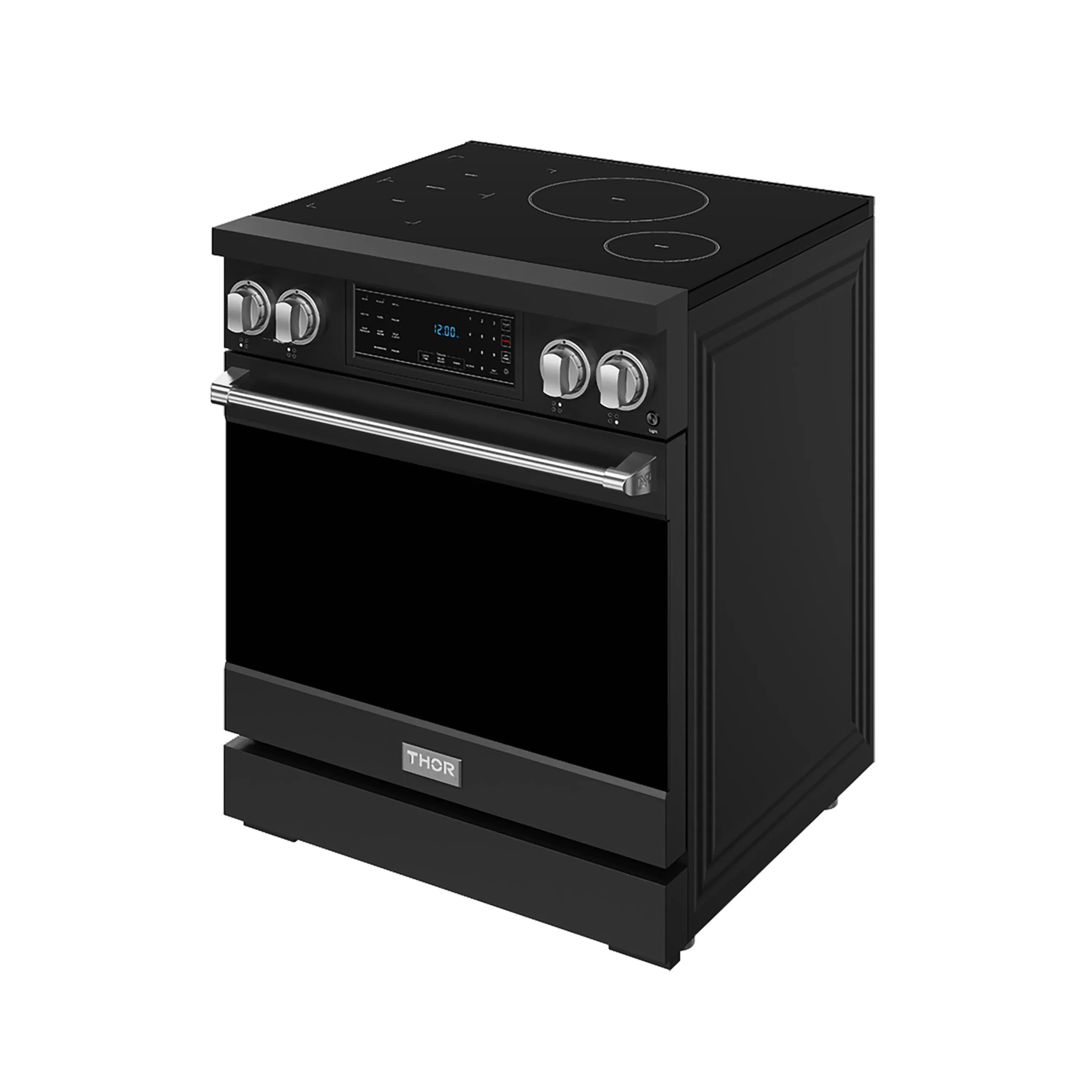 Gordon Ramsay by Thor Kitchen 30-Inch Professional Induction Range with Tilt Panel Touch Control in Black with Stainless Steel Trim (RSI30B-SS) - Image 6
