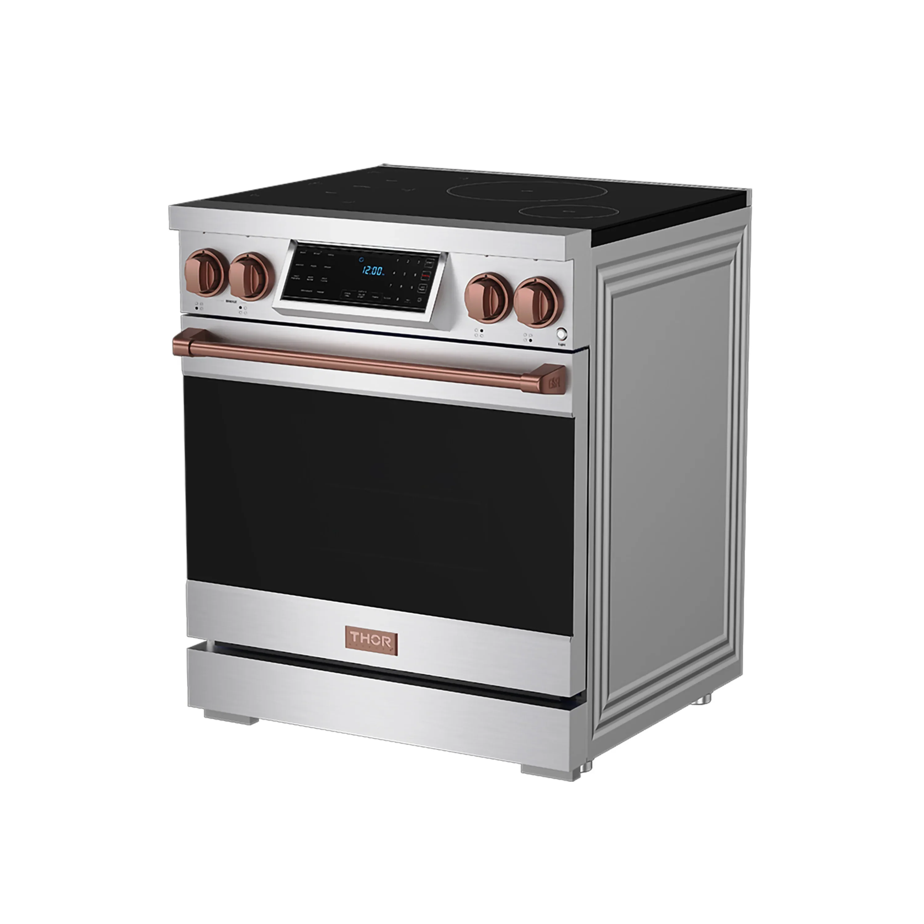 Gordon Ramsay by Thor Kitchen 30-Inch Professional Induction Range with Tilt Panel Touch Control in Stainless Steel with Rose Gold Trim (RSI30-RSG) - Image 5