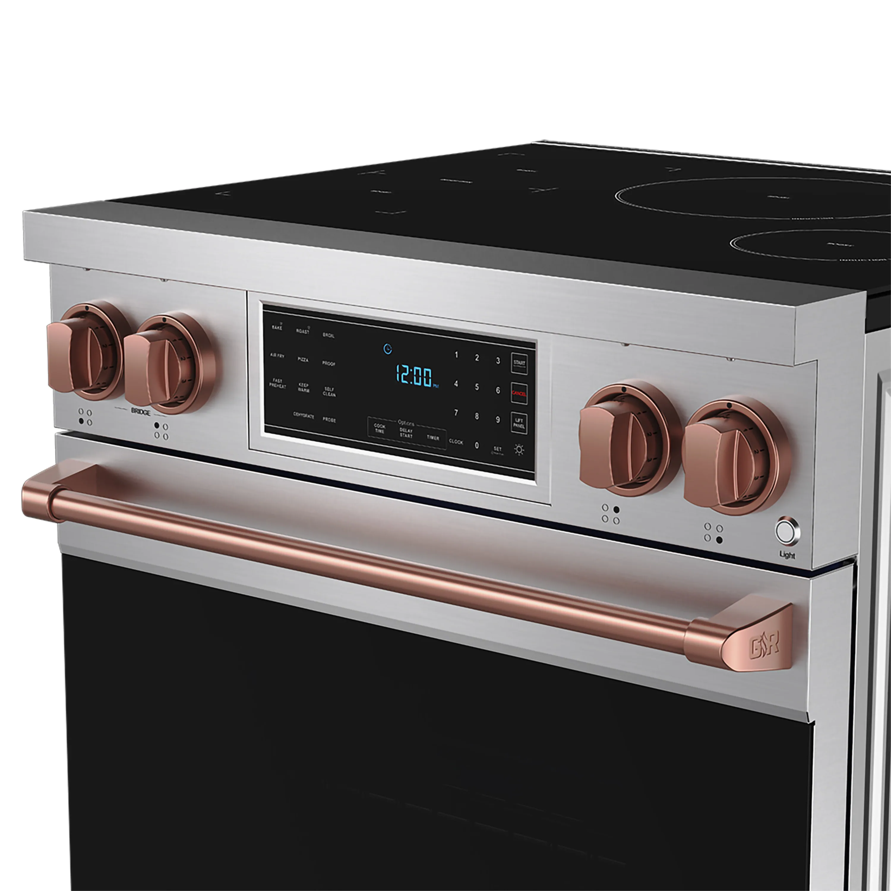 Gordon Ramsay by Thor Kitchen 30-Inch Professional Induction Range with Tilt Panel Touch Control in Stainless Steel with Rose Gold Trim (RSI30-RSG) - Image 9