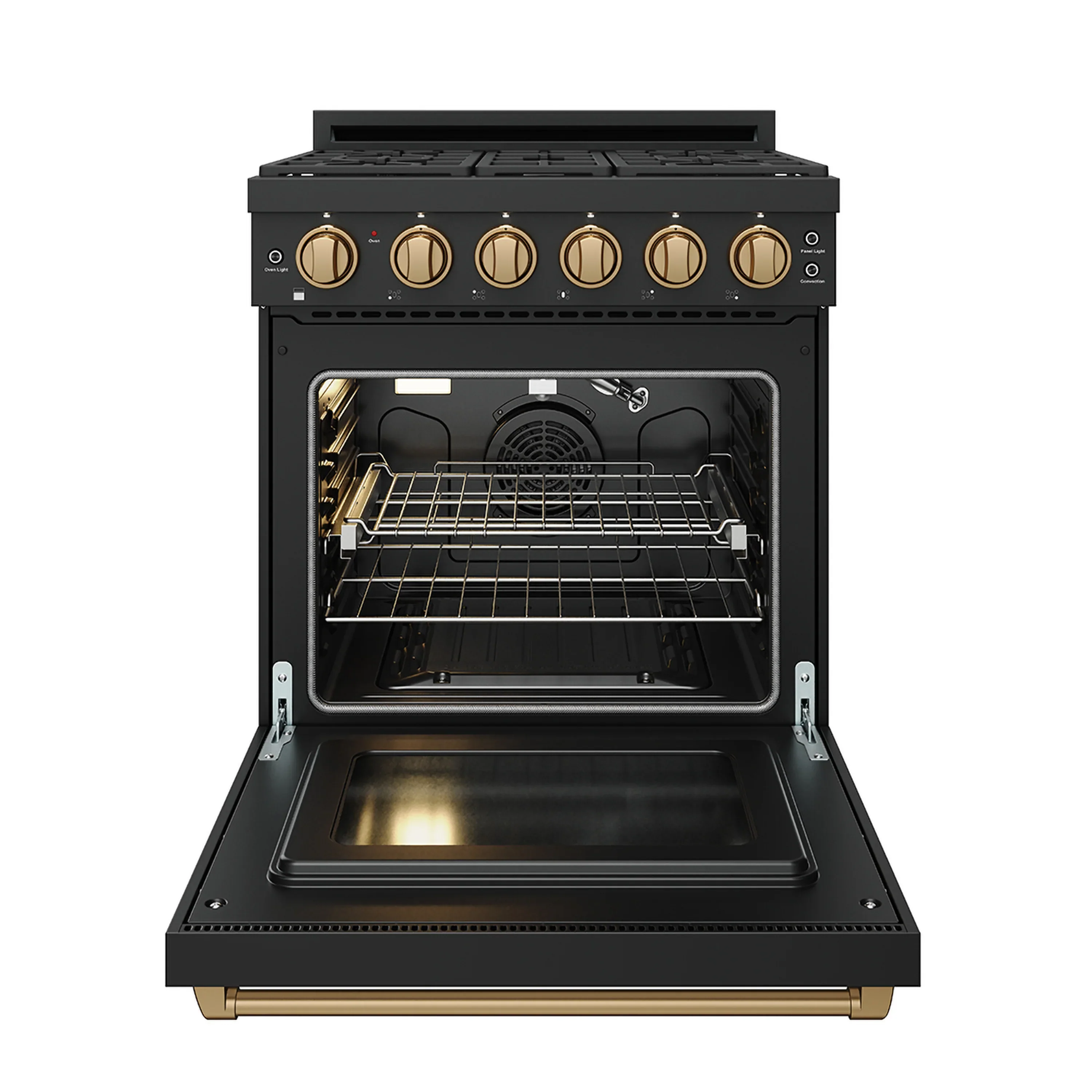 Gordon Ramsay by Thor Kitchen 30-Inch Professional Liquid Propane with Precision Knob Control in Black and Bronze (RSG30PBLP-BRZ) - Image 6