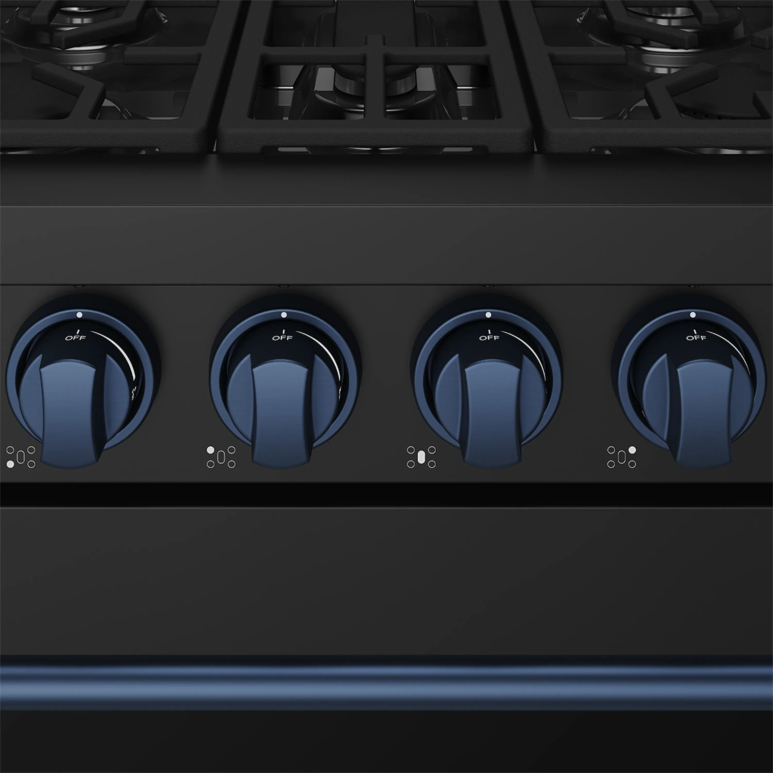 Gordon Ramsay by Thor Kitchen 30-Inch Professional Liquid Propane with Precision Knob Control in Black and Blue (RSG30PBLP-BLU) - Image 9