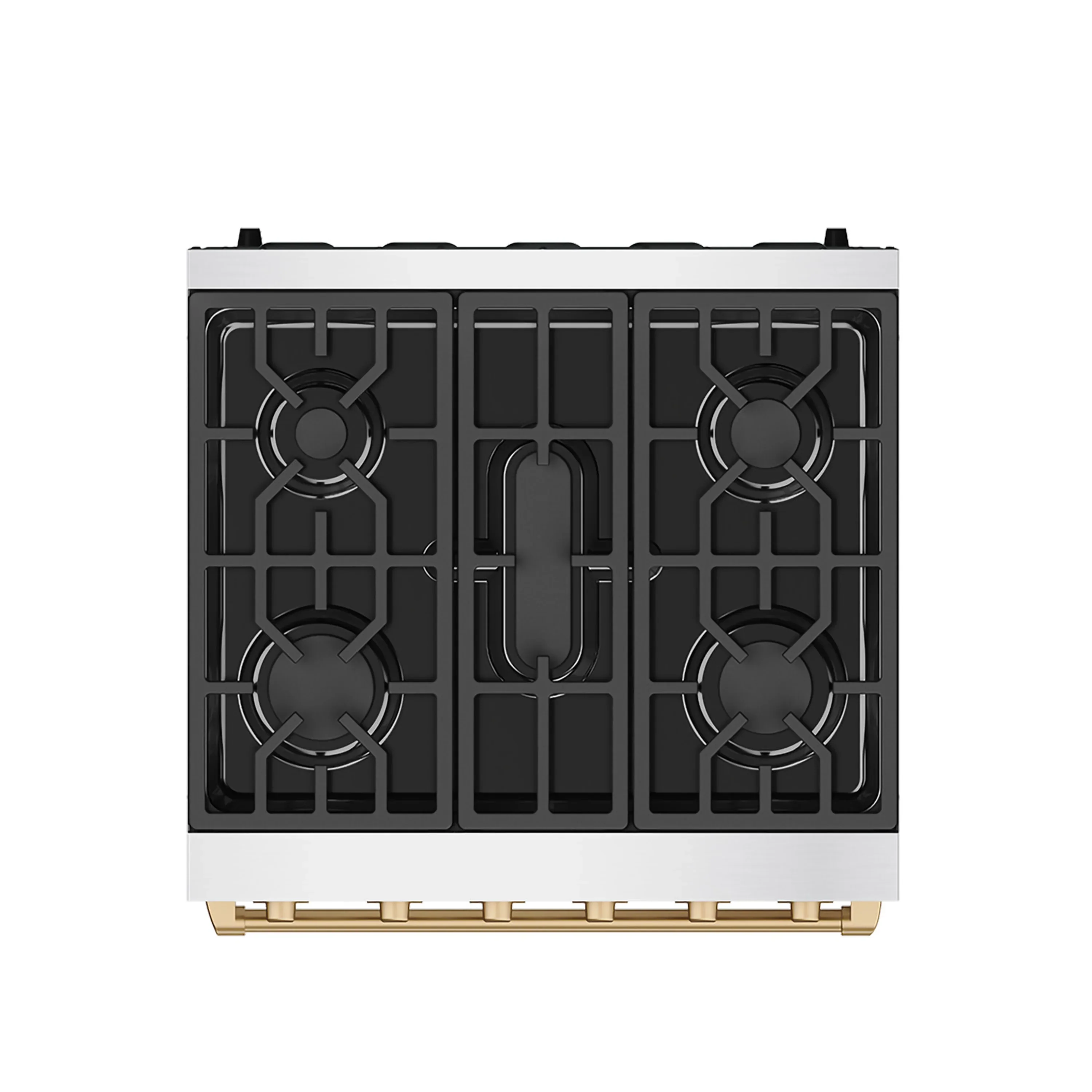Gordon Ramsay by Thor Kitchen 30-Inch Professional Liquid Propane with Precision Knob Control in Stainless Steel with Bronze Trim (RSG30PLP-BRZ) - Image 2