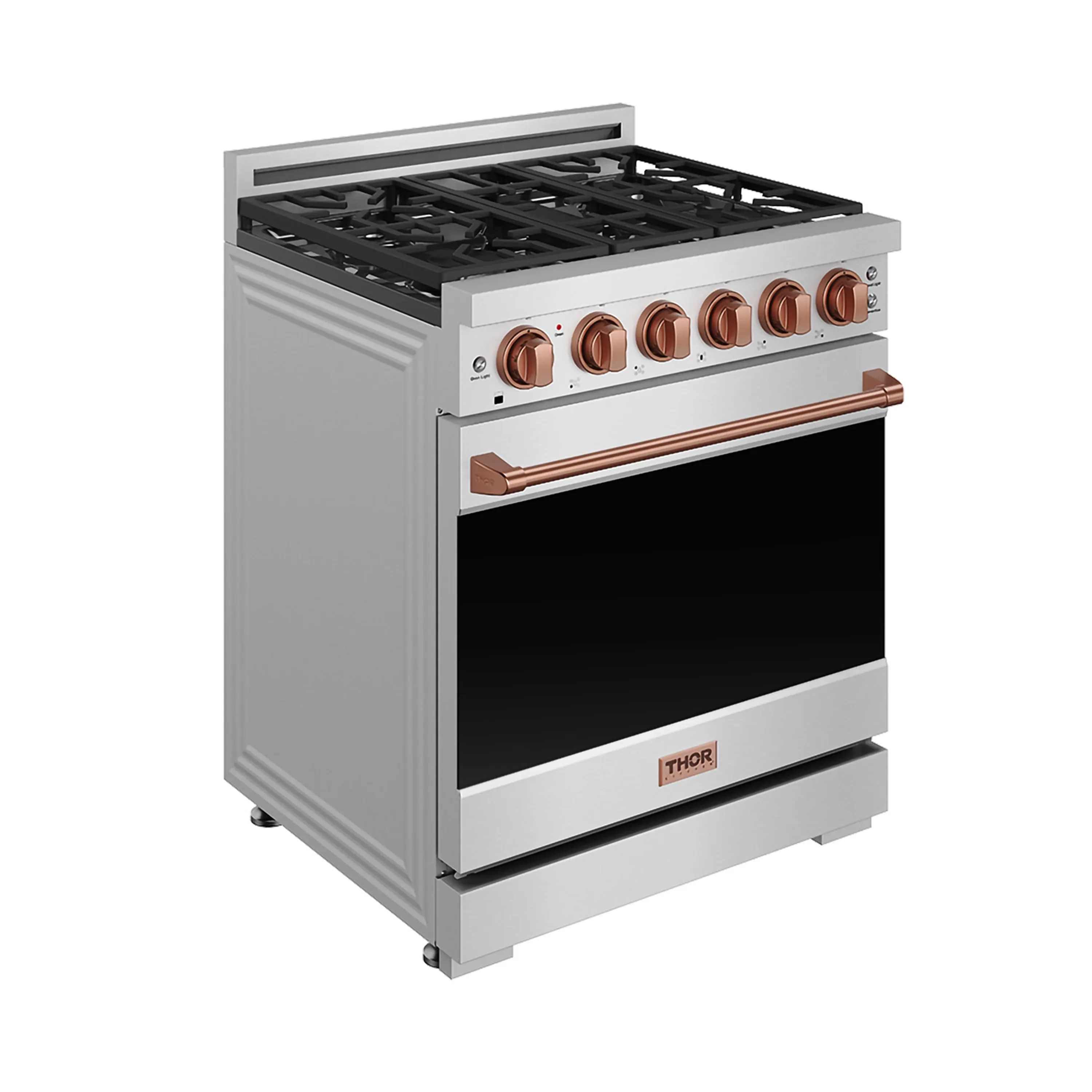 Gordon Ramsay by Thor Kitchen 30-Inch Professional Liquid Propane with Precision Knob Control in Stainless Steel with Rose Gold Trim (RSG30PLP-RSG) - Image 3