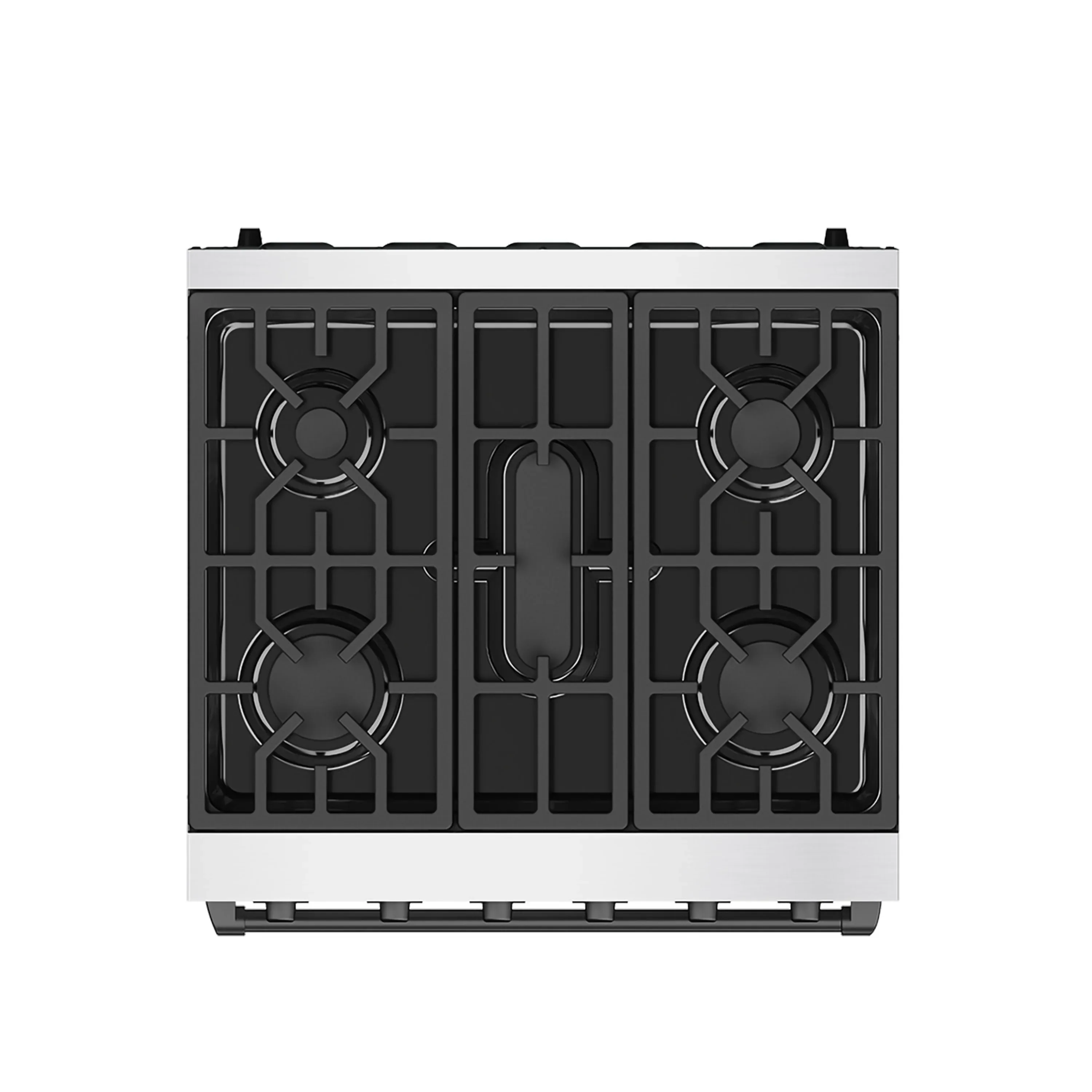 Gordon Ramsay by Thor Kitchen 30-Inch Professional Liquid Propane with Precision Knob Control in Stainless Steel with Black Trim (RSG30PLP-BLK) - Image 2