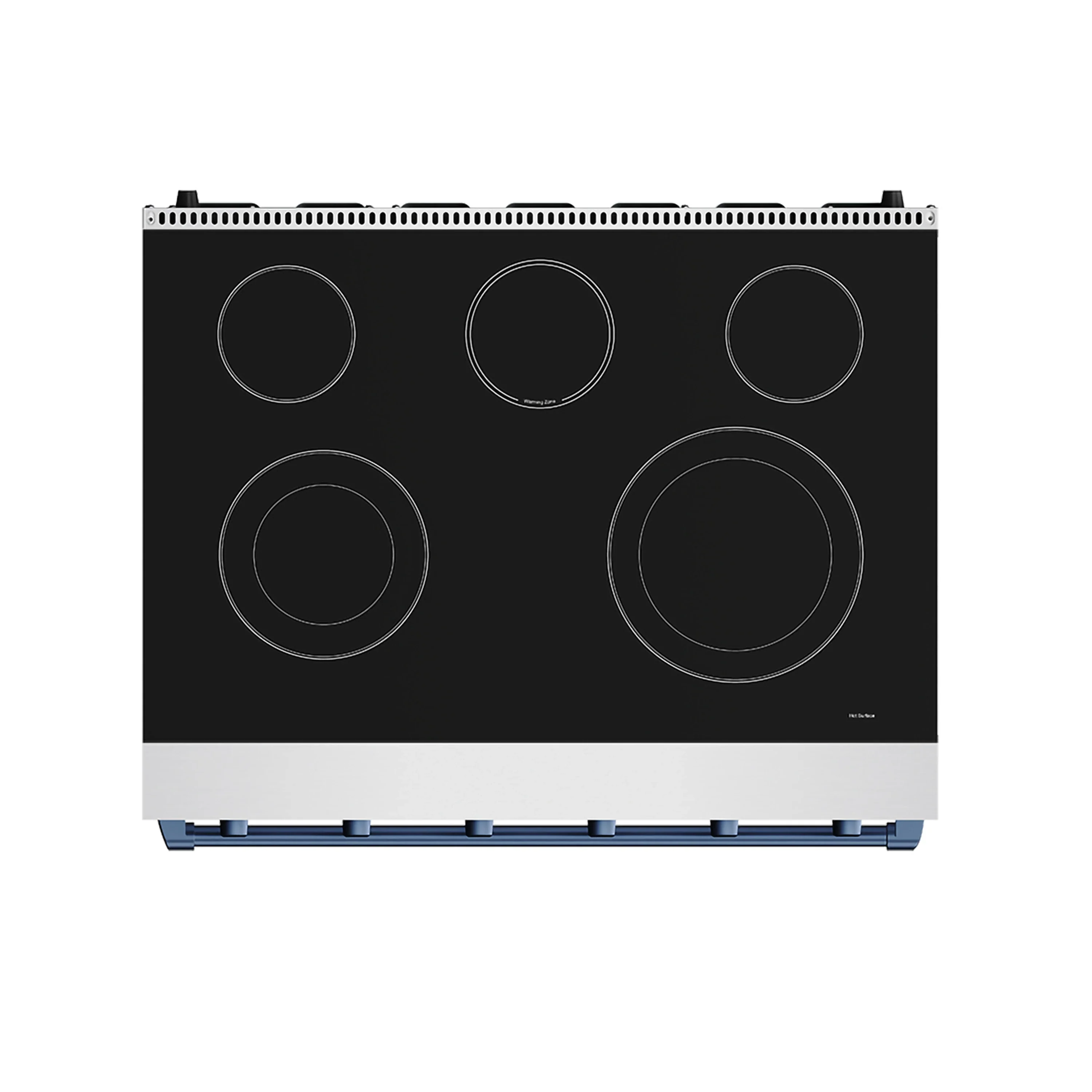 Gordon Ramsay by Thor Kitchen 36-inch Professional Electric Range in Stainless Steel with Blue Trim (RSE36P-BLU) - Image 2