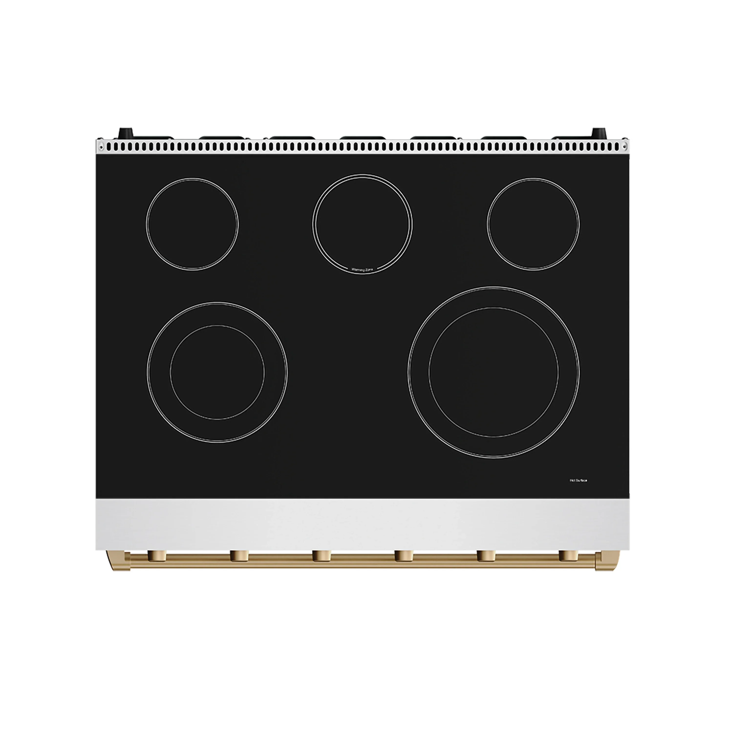 Gordon Ramsay by Thor Kitchen 36-inch Professional Electric Range in Stainless Steel with Bronze Trim (RSE36P-BRZ) - Image 2