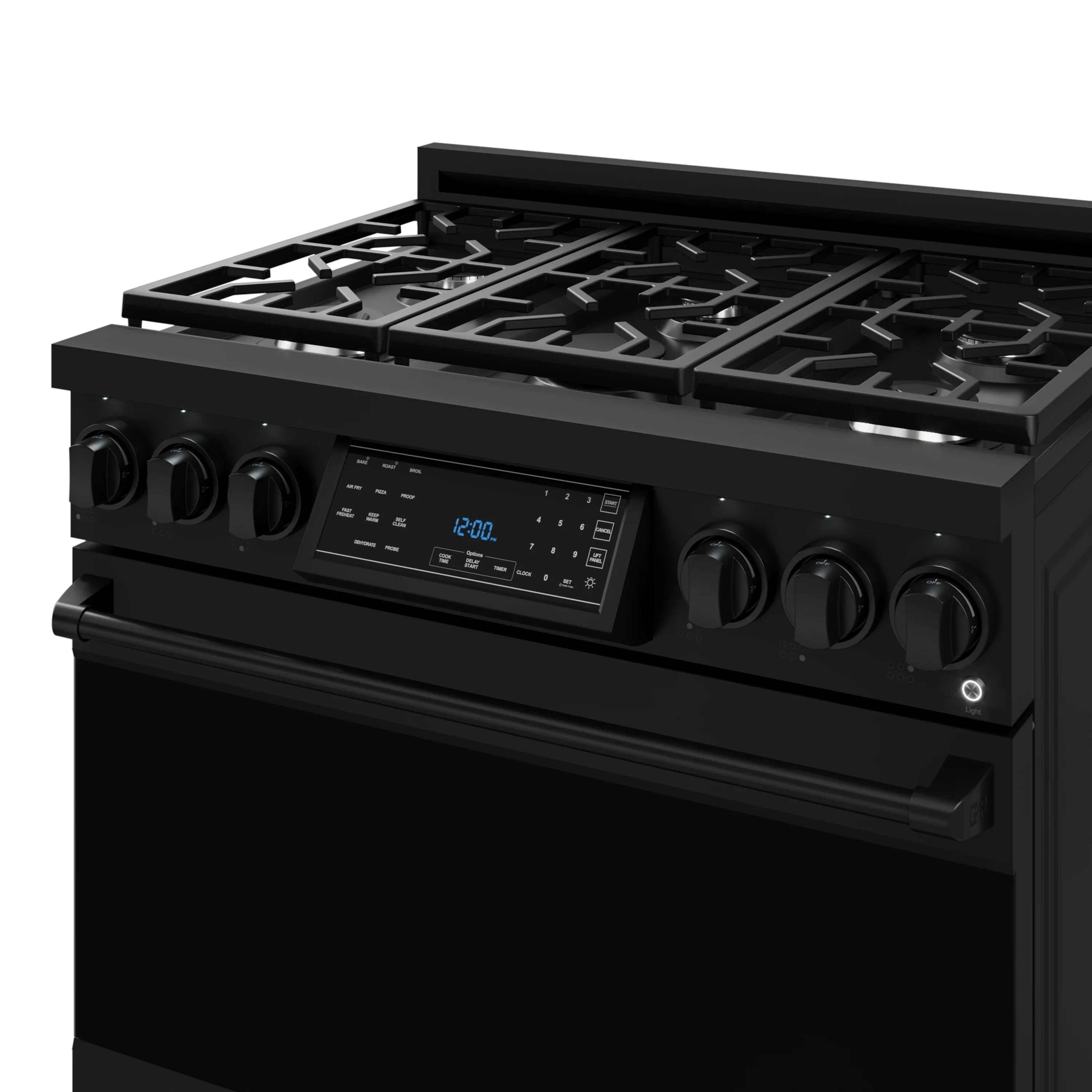 Gordon Ramsay by Thor Kitchen 36-Inch Professional Propane Gas Range with Tilt Panel Touch Control and 6.0 Cu. Ft. Self Clean Oven in Black (RSG36BLP) - Image 10