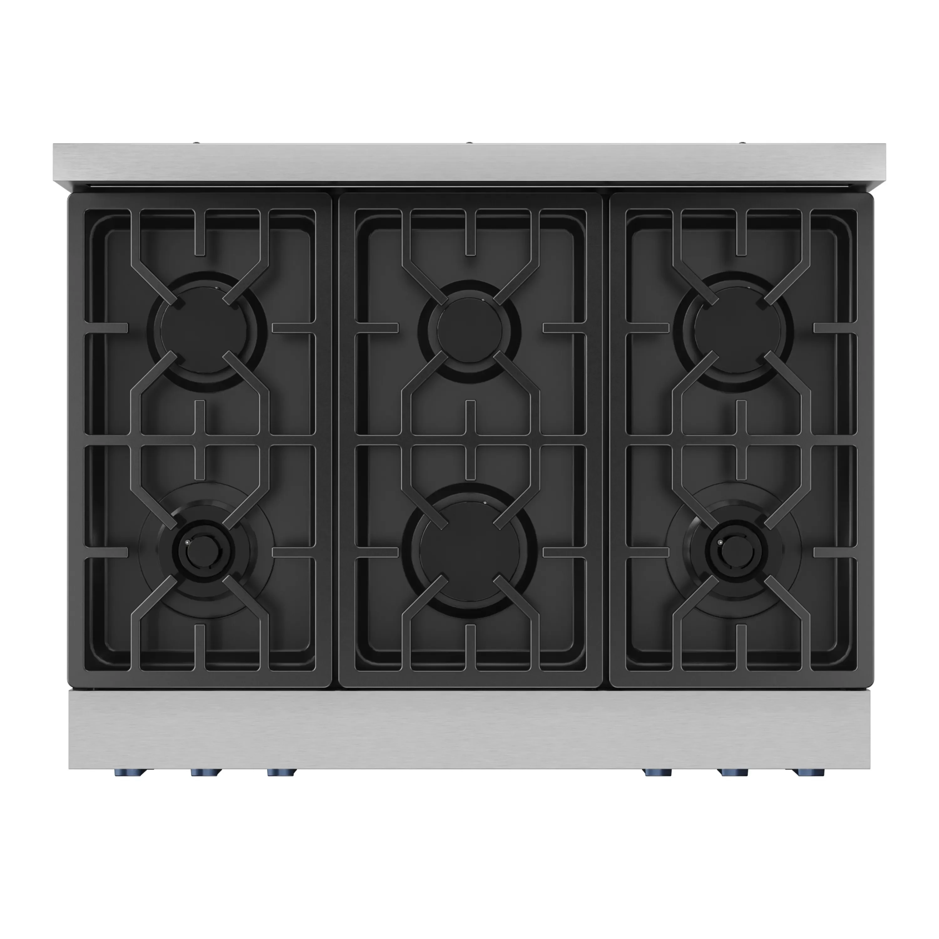 Gordon Ramsay by Thor Kitchen 36-Inch Professional Propane Gas Range with Tilt Panel Touch Control and 6.0 Cu. Ft. Self Clean Oven in Stainless Steel with Navy Blue Trim (RSG36LP-BLU) - Image 9