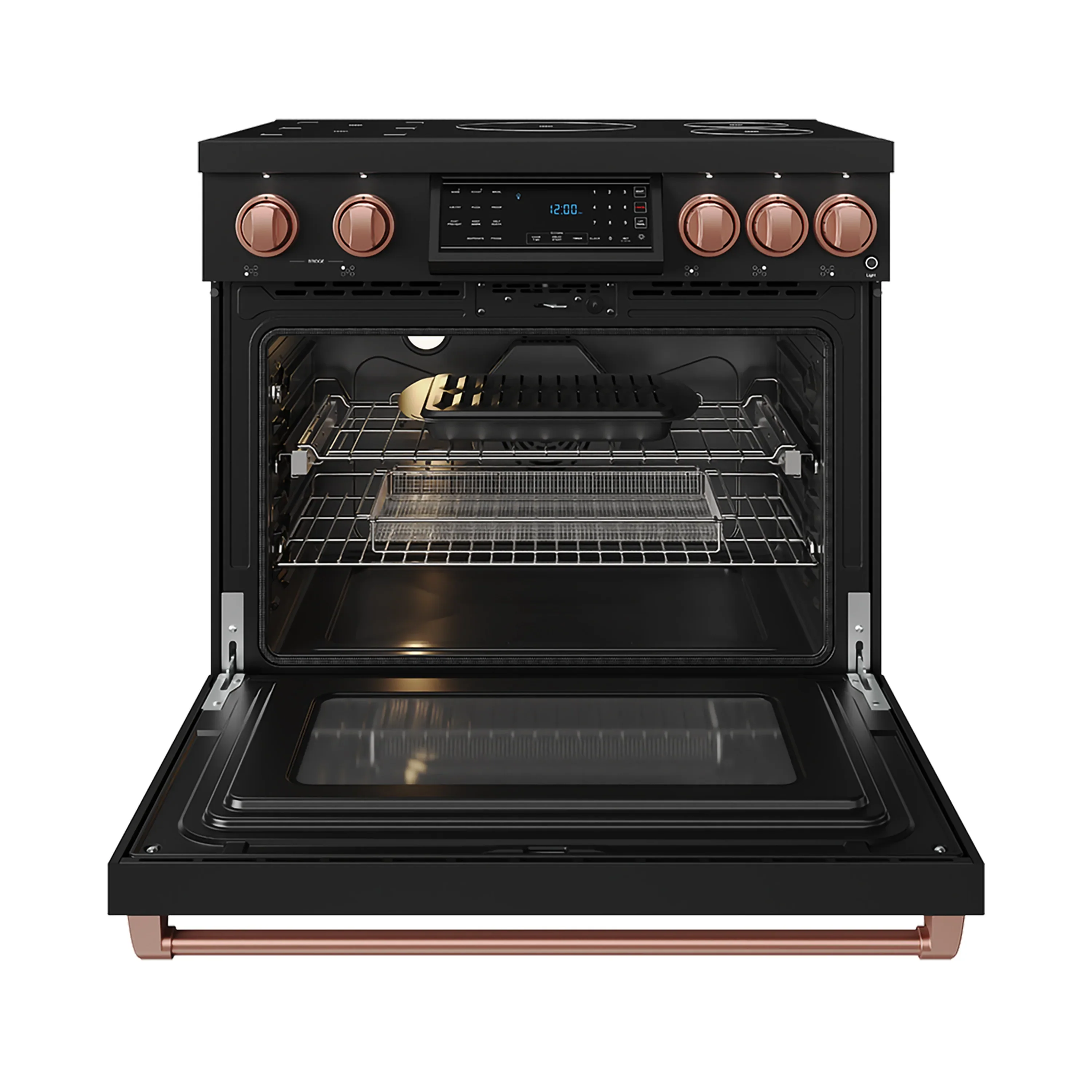 Gordon Ramsay by Thor Kitchen 36-Inch Professional Induction Range with Tilt Panel Touch Control in Black and Rose Gold (RSI36B-RSG) - Image 5