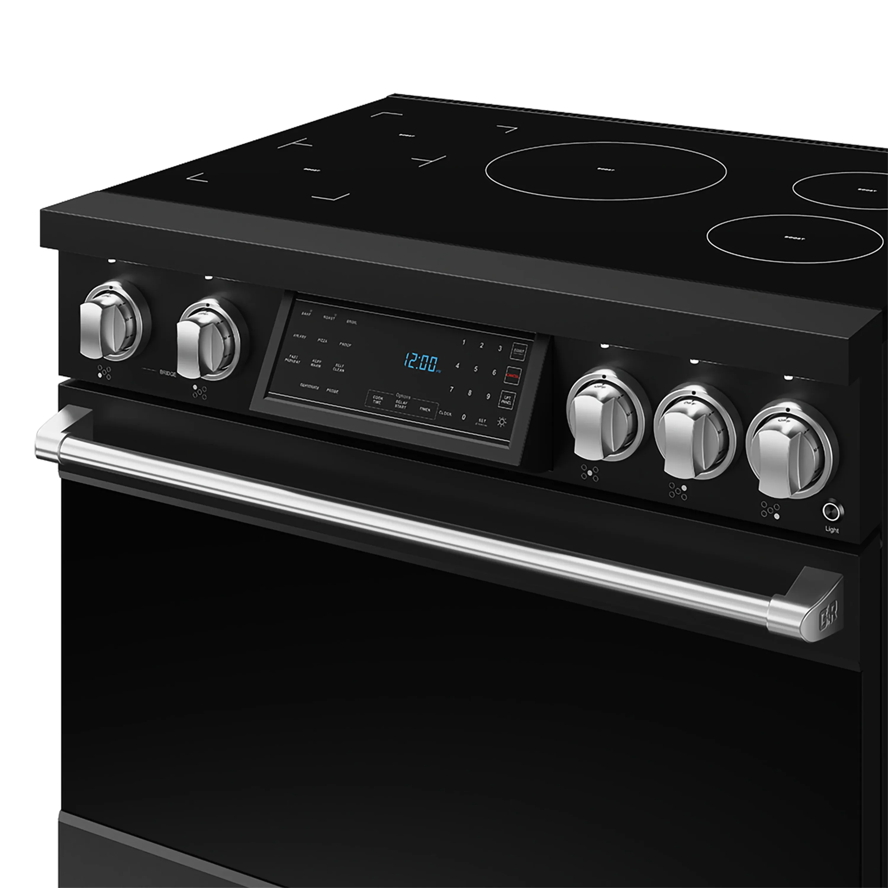 Gordon Ramsay by Thor Kitchen 36-Inch Professional Induction Range with Tilt Panel Touch Control in Black and Stainless Steel (RSI36B-SS) - Image 7