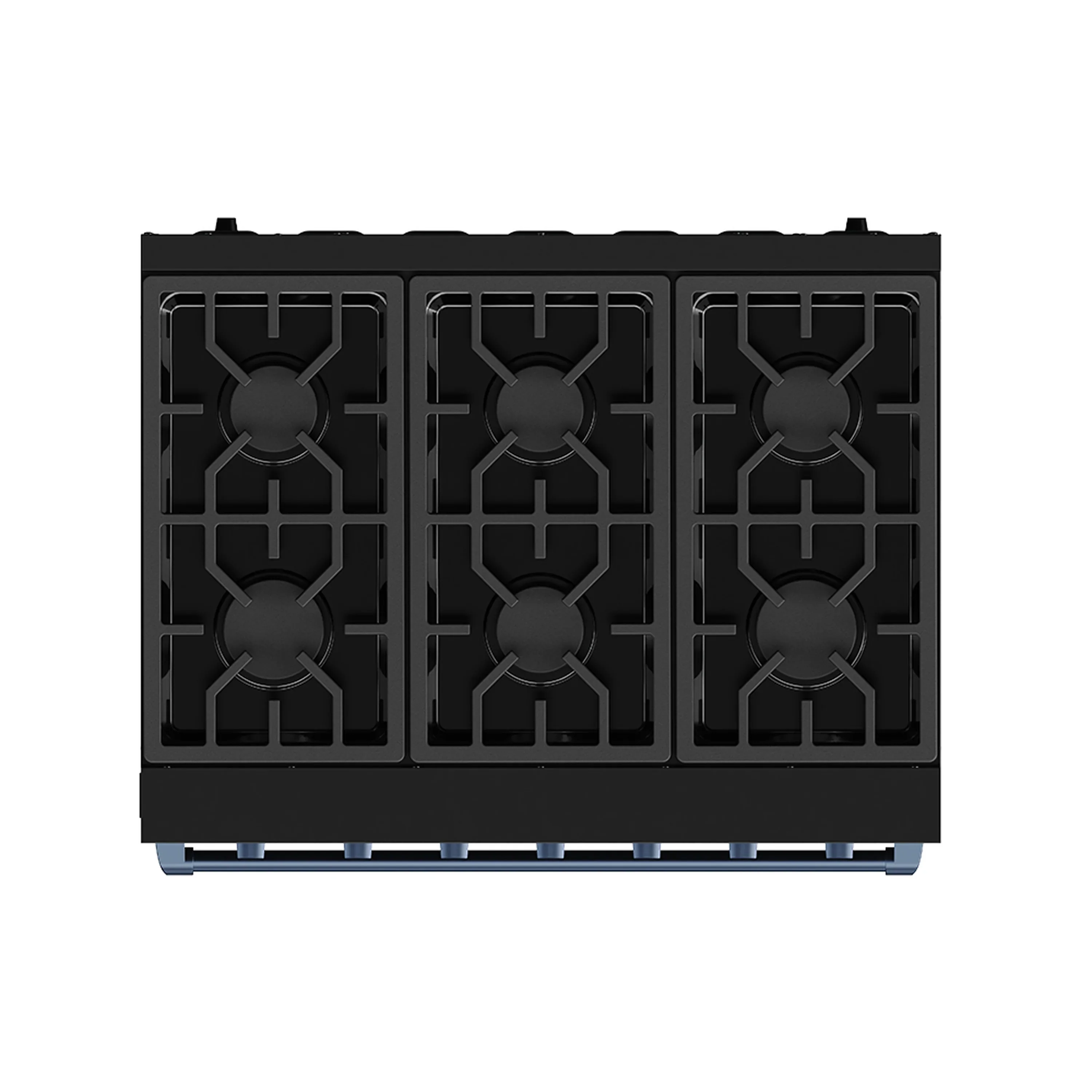 Gordon Ramsay by Thor Kitchen 36-inch Professional Natural Gas Range with Precision Knob in Black and Blue Trim (RSG36PB-BLU) - Image 2