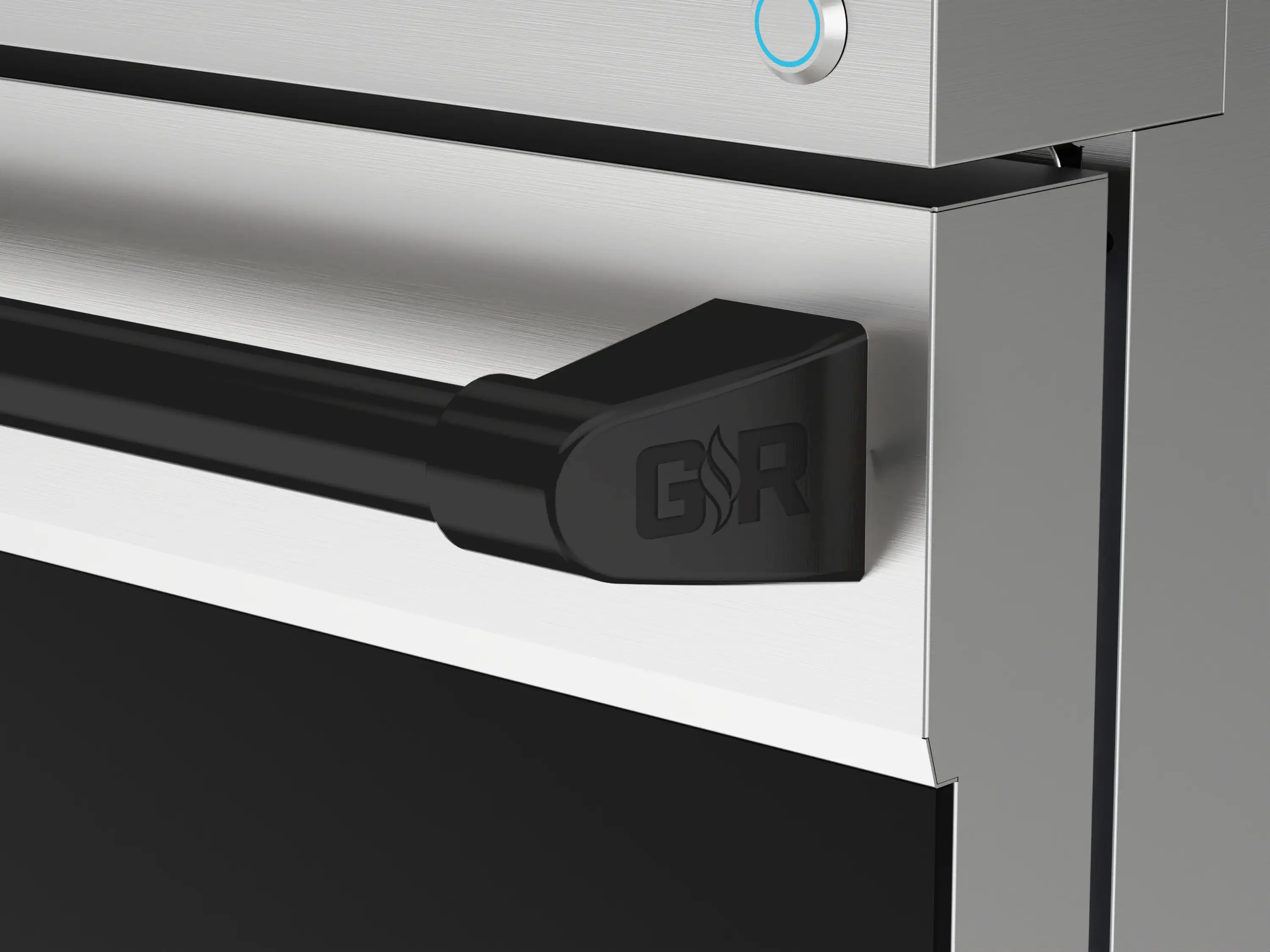 Gordon Ramsay by Thor Kitchen 4-Piece Appliance Package -  30-Inch Electric Range,  Wall Mount Range Hood, 36-Inch French Door Refrigerator, and Dishwasher in Stainless Steel with Black Trim - Image 12