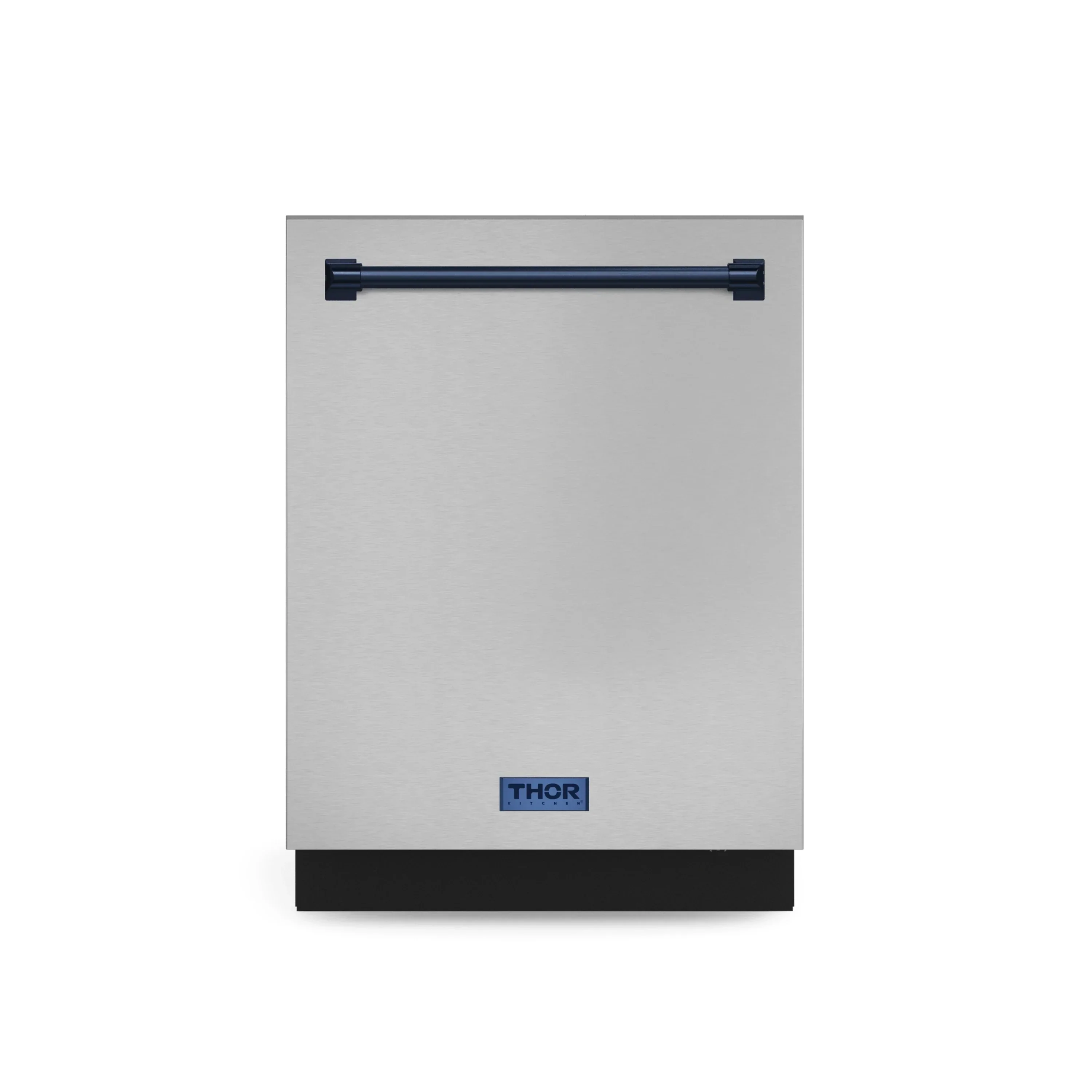 Gordon Ramsay by Thor Kitchen 4-Piece Appliance Package -  30-Inch Electric Range,  Wall Mount Range Hood, 36-Inch French Door Refrigerator, and Dishwasher in Stainless Steel with Blue Trim - Image 22