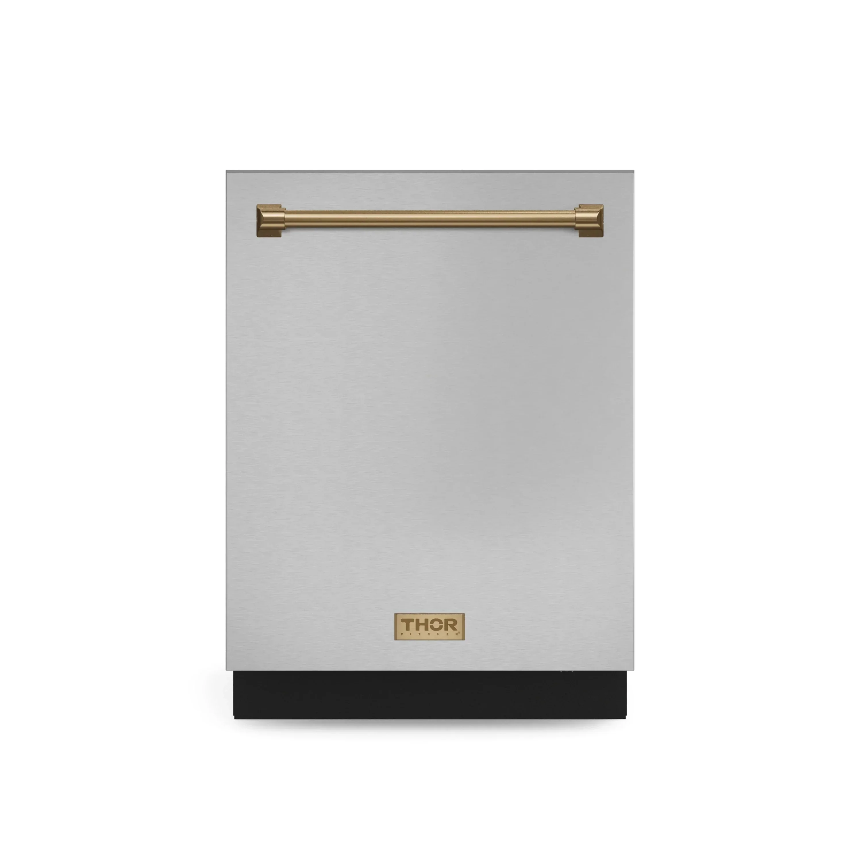 Gordon Ramsay by Thor Kitchen 4-Piece Appliance Package -  30-Inch Electric Range,  Wall Mount Range Hood, 36-Inch French Door Refrigerator, and Dishwasher in Stainless Steel with Bronze Trim - Image 26